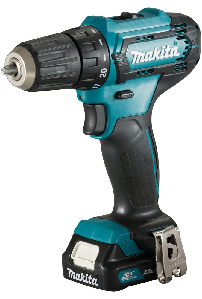 Makita Akku-Bohrschrauber »DF333DSAE«, mit 2 Akkus 12V/2,0 Ah, Ladegerät und Koffer