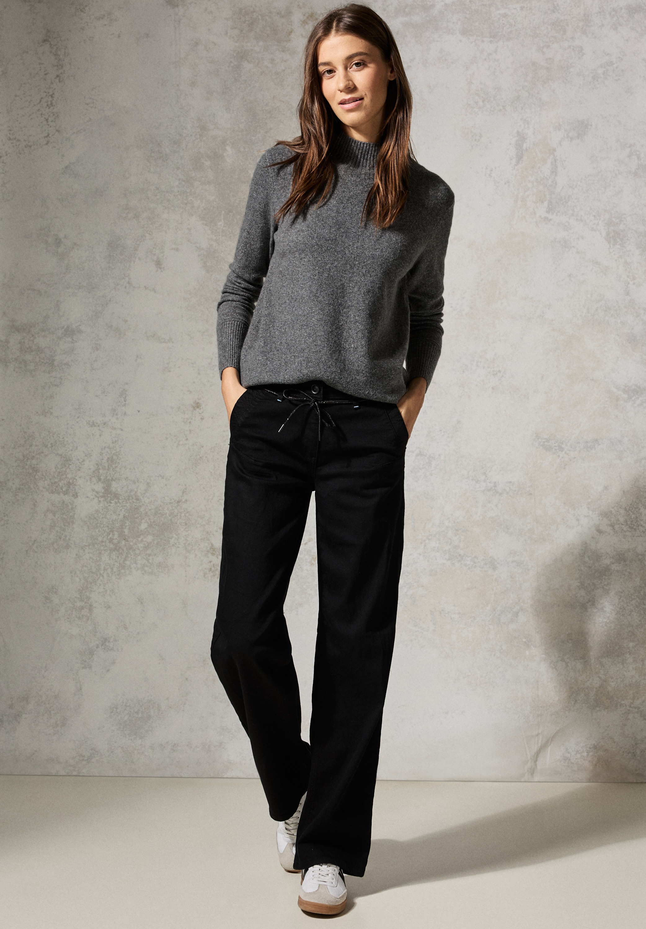 Cecil Strickpullover, im soften Baumwoll-Mix
