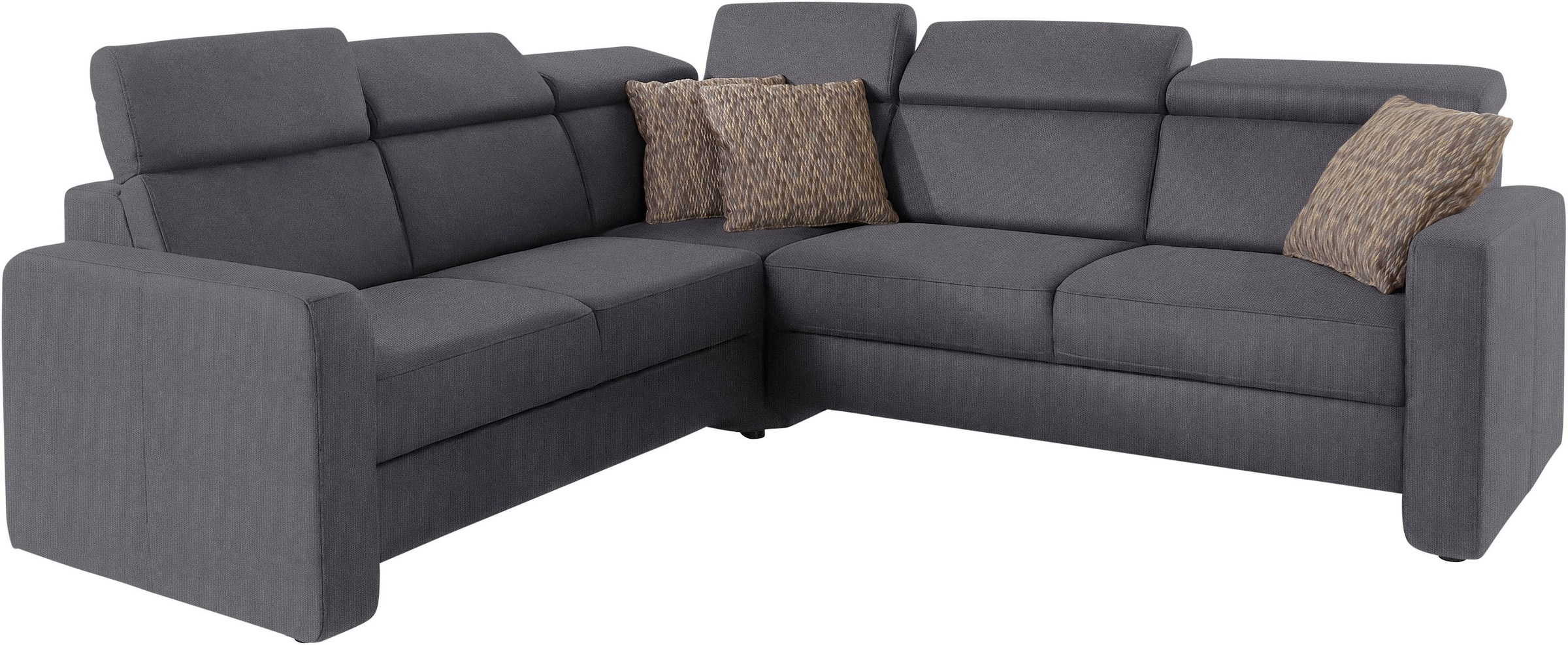 sit&more Ecksofa »Bologna L-Form«, Kopfteilverstellung, wahlweise mit Bettfunktion und Schubkasten