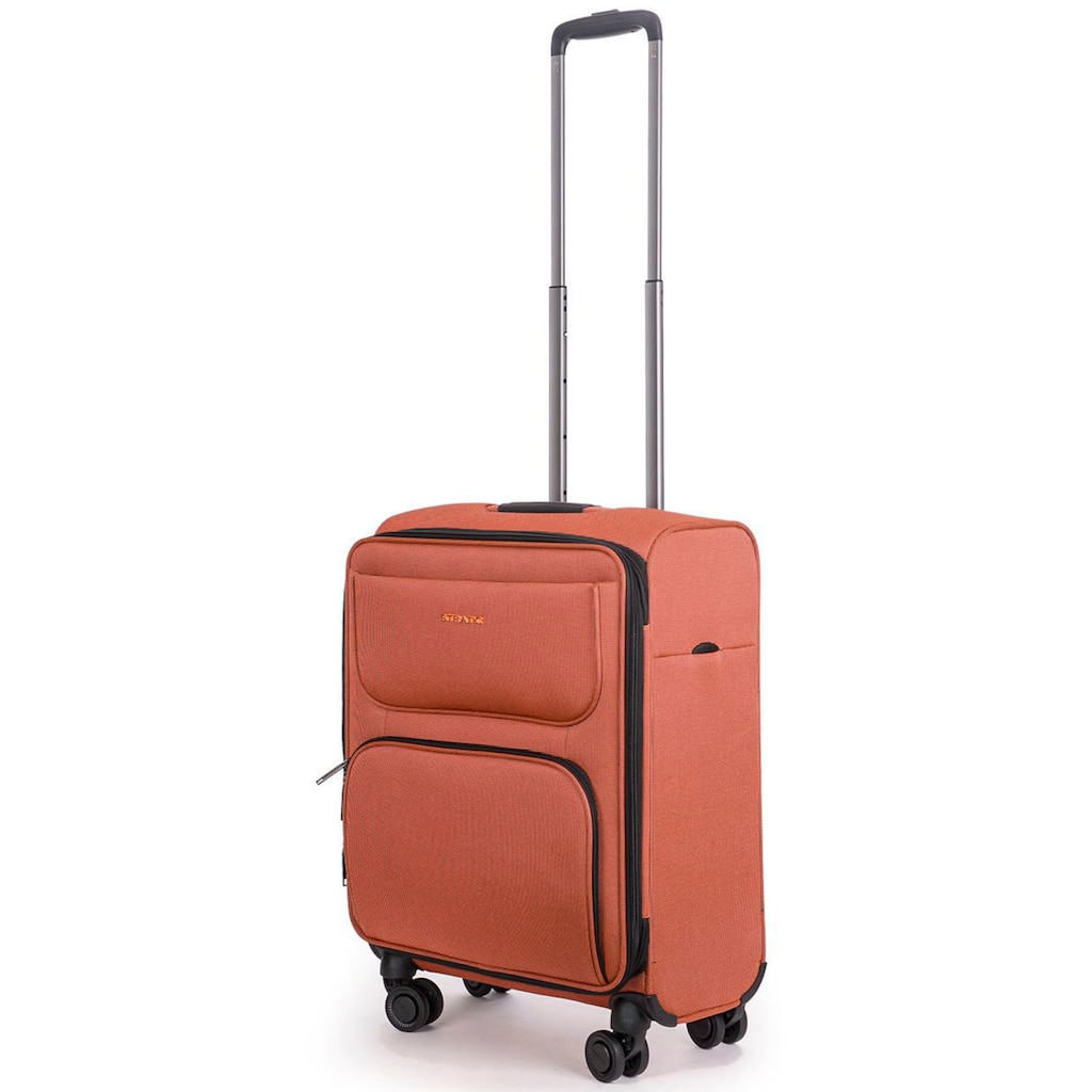 Stratic Weichgepäck-Trolley »Bendigo Light + S, rosso clay«, 4 Rollen