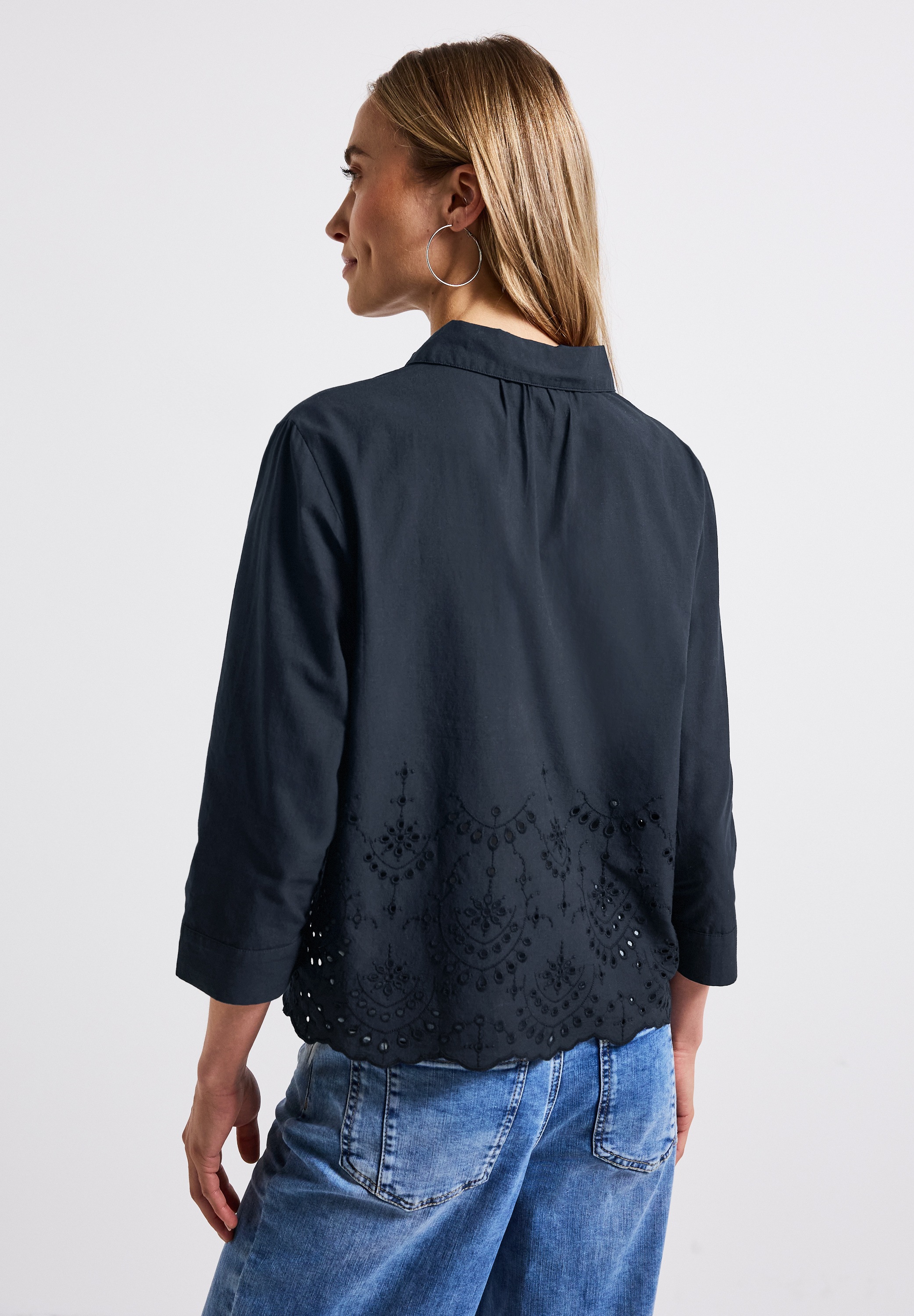 STREET ONE Hemdbluse, mit 3/4 Ärmeln