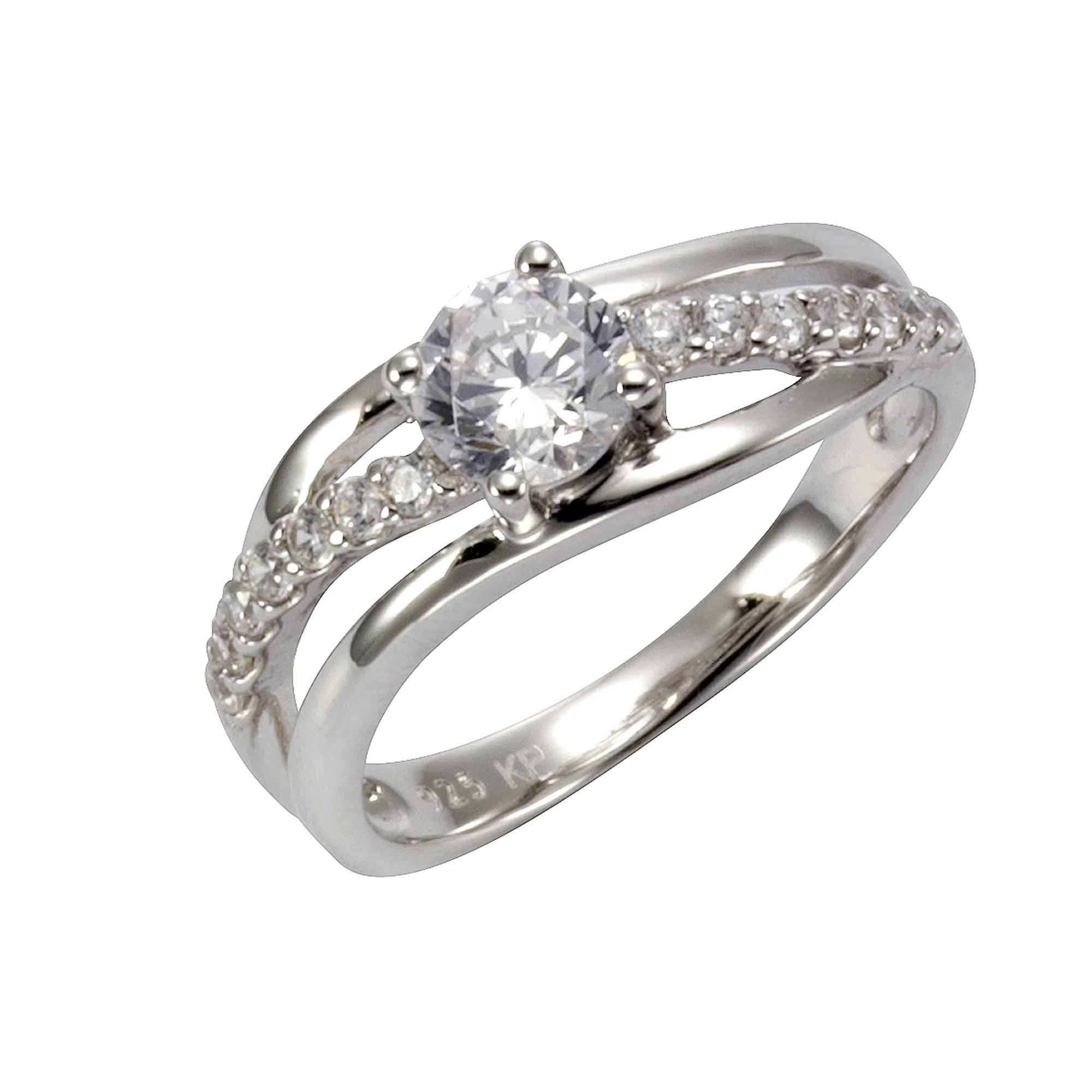 Zeeme Fingerring »Silber 925 rhodiniert su Z...