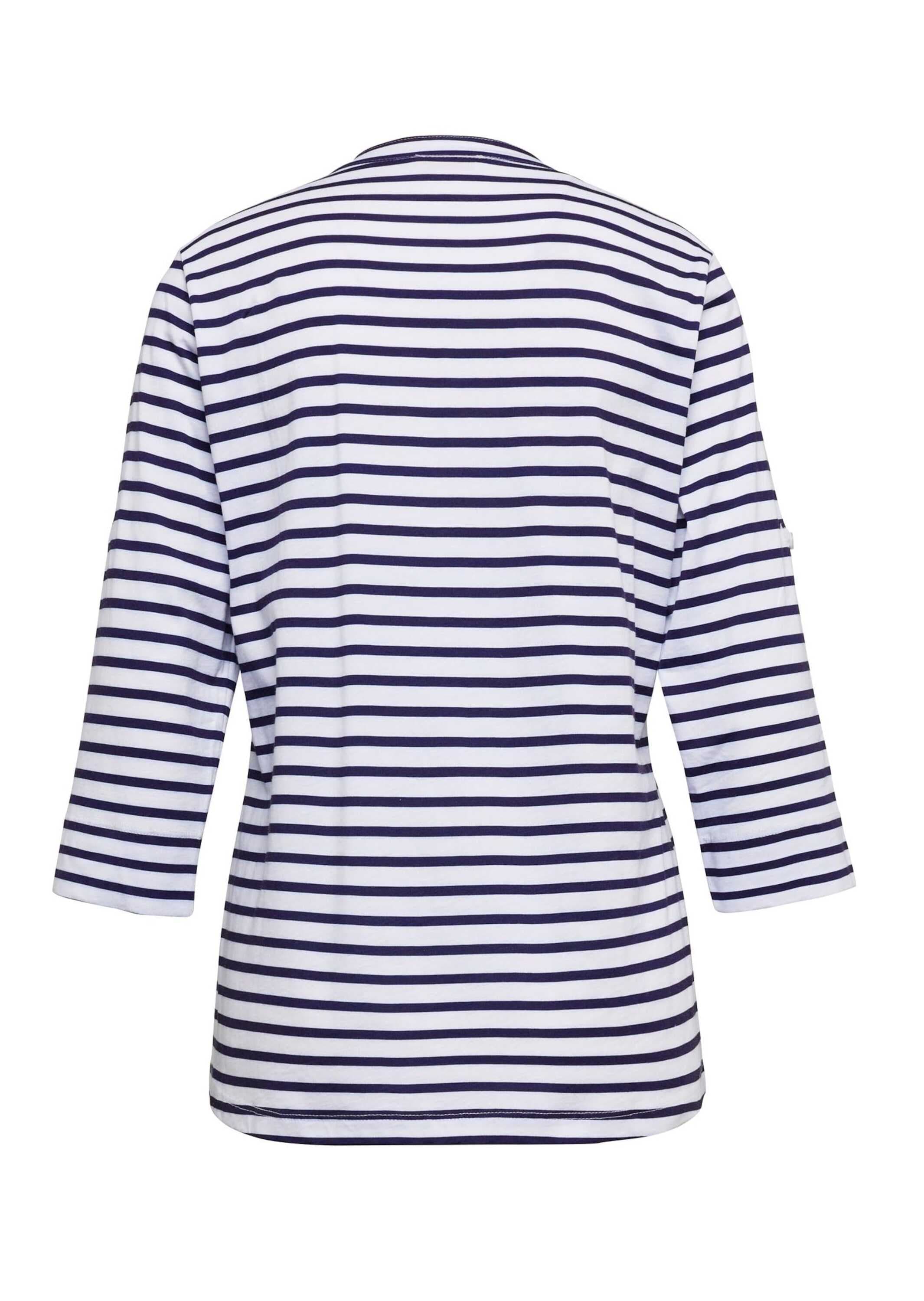 GOLDNER 3/4-Arm-Shirt »Ringelshirt Sportives Ringelshirt in Longform«