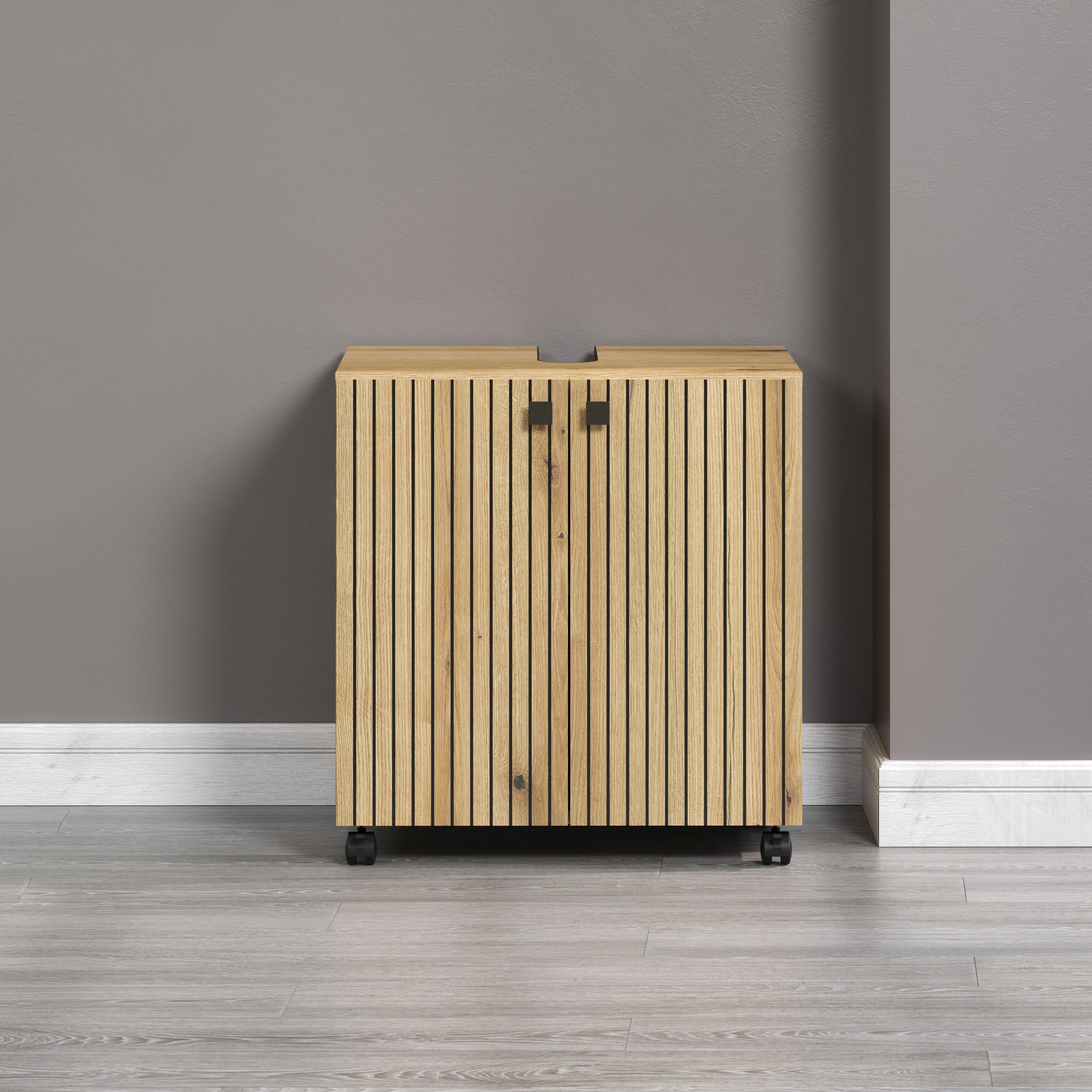 welltime Waschbeckenunterschrank "Amrum" 1 Stk. tlg. Waschtisch auf Rollen günstig online kaufen