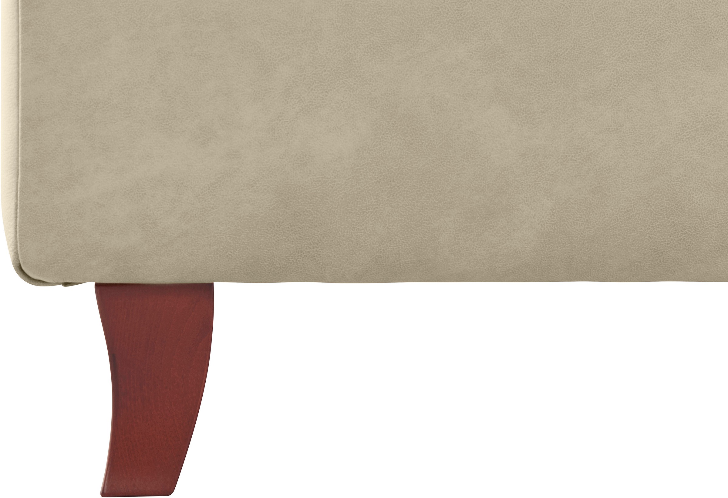 Home affaire Polsterhocker »Reims«, echte Chesterfield-Knopfheftung, Samtoptik mich changierender Optik