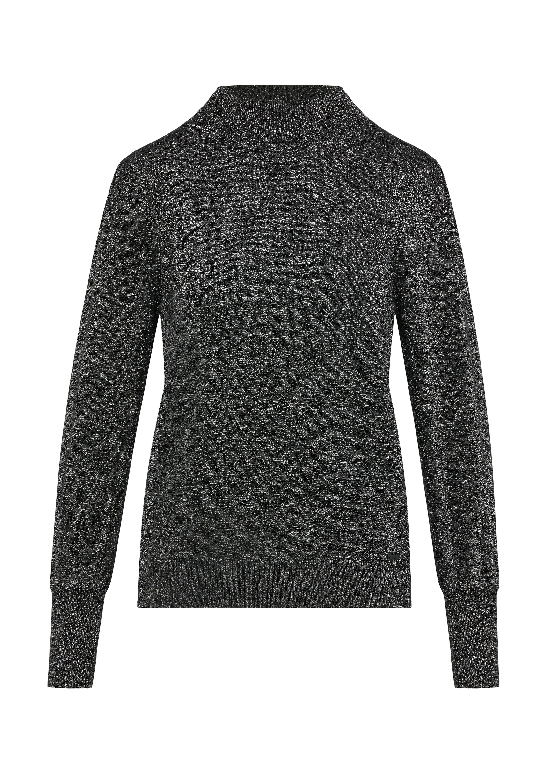 QS Strickpullover, mit Puffarm und Glitzereffekt