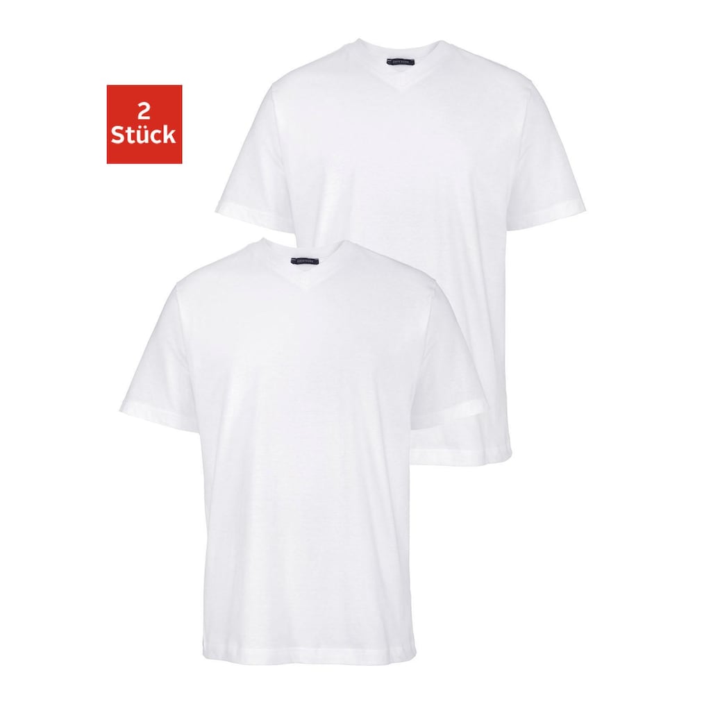 Schiesser V-Shirt »"Essentials"«, (2er-Pack)