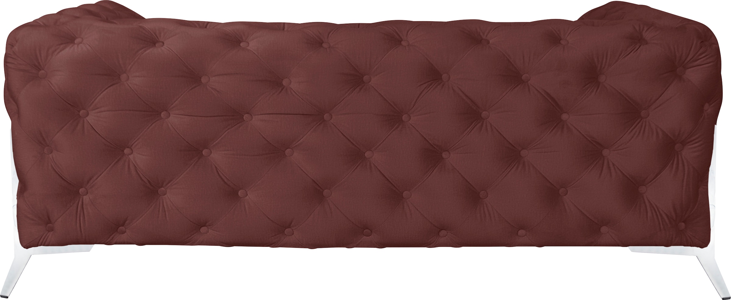 Leonique Chesterfield-Sofa »Amaury«, aufwändige Knopfheftung, moderne Chesterfield Optik, Fußfarbe wählbar
