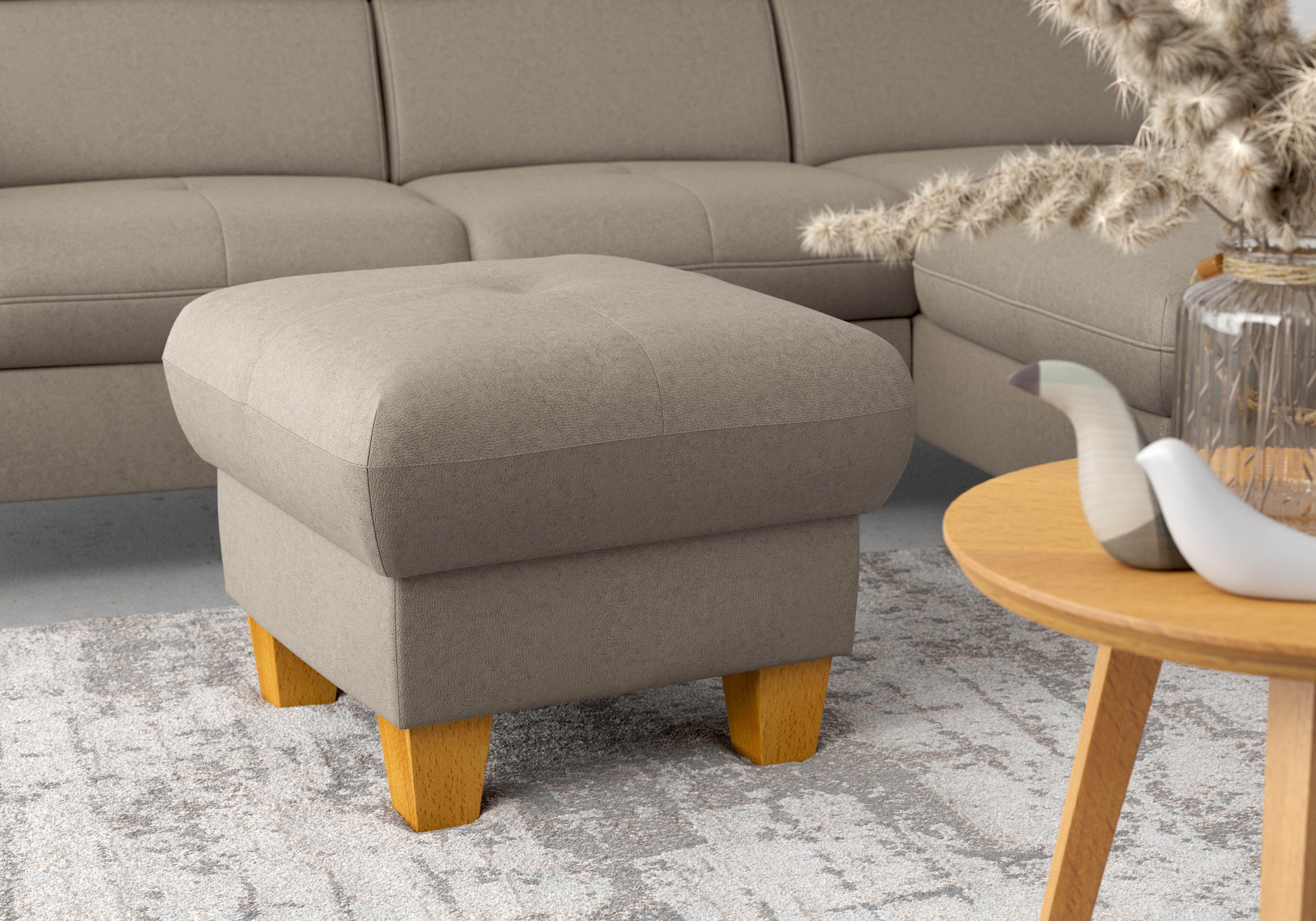 OTTO home Polsterhocker "Lindgren" mit Stauraum