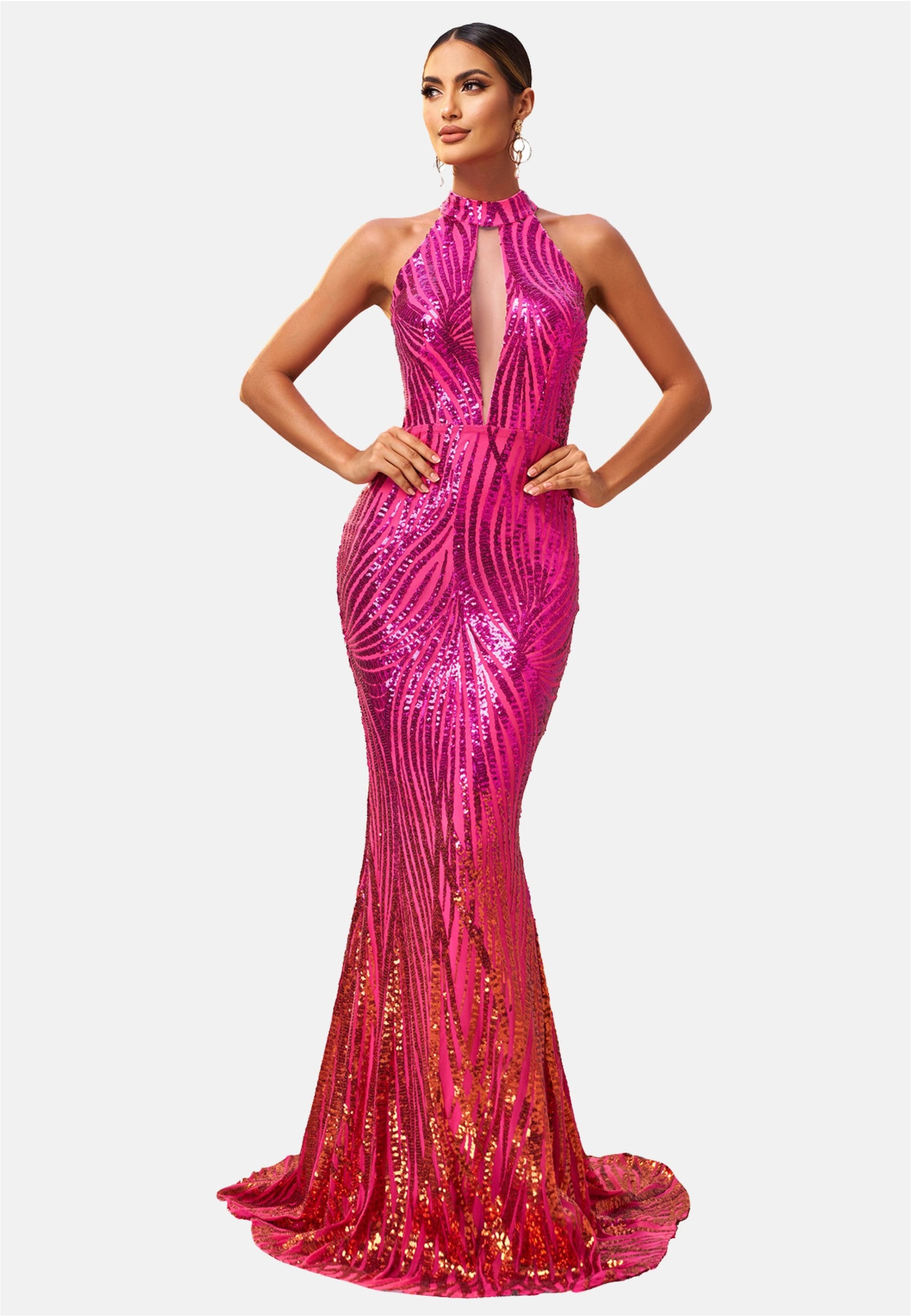 Moda Minx Jerseykleid "Kara Long Dress", im angesagten Mermaid-Schnitt günstig online kaufen