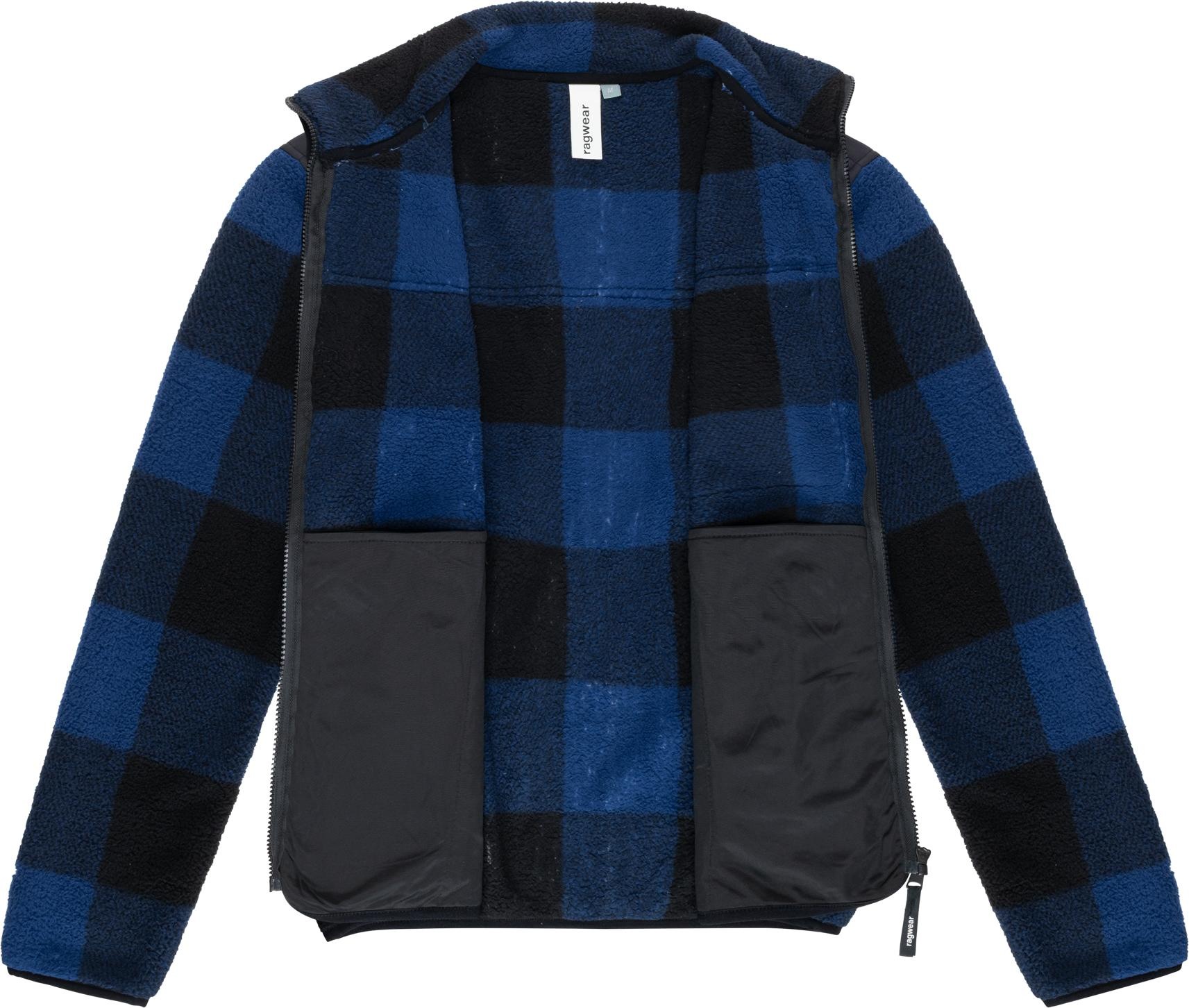 Ragwear Plüschjacke »Cherior« ohne Kapuze Kuschelig weiche Herren Fleecejacke