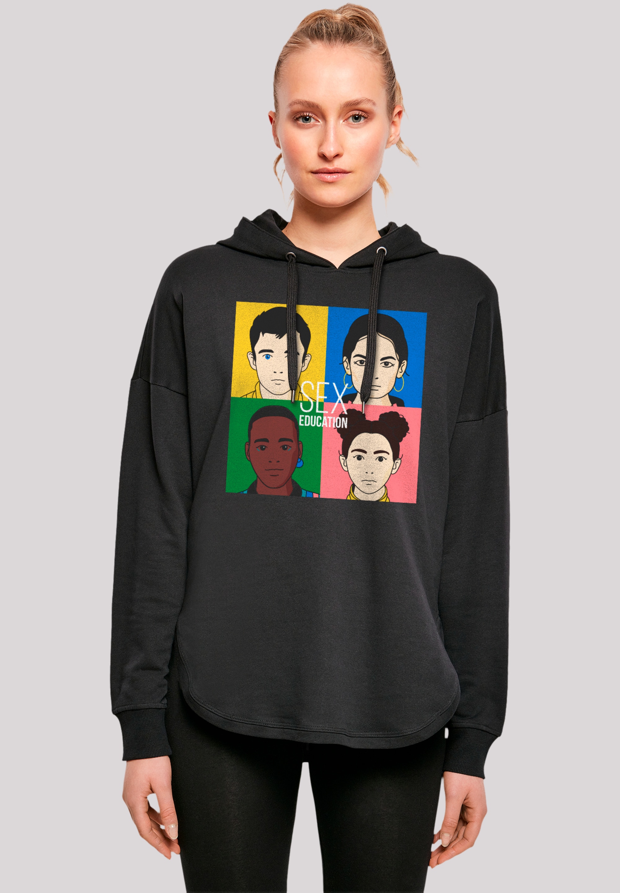 F4NT4STIC Kapuzenpullover "Sex Education Blur Cover Netflix TV Series", Premium Qualität