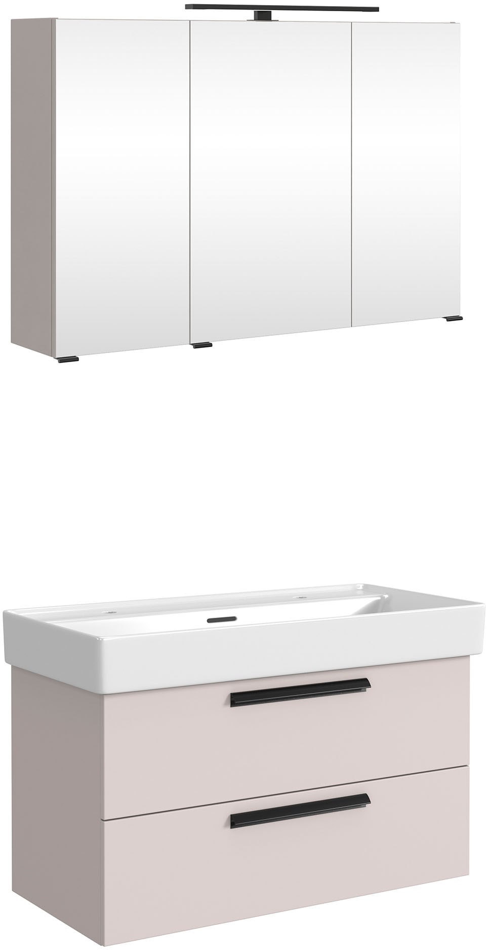 welltime Badmöbel-Set "SALVADA, 2tlg-Set, gedämpfte Scharniere, Softclose, günstig online kaufen