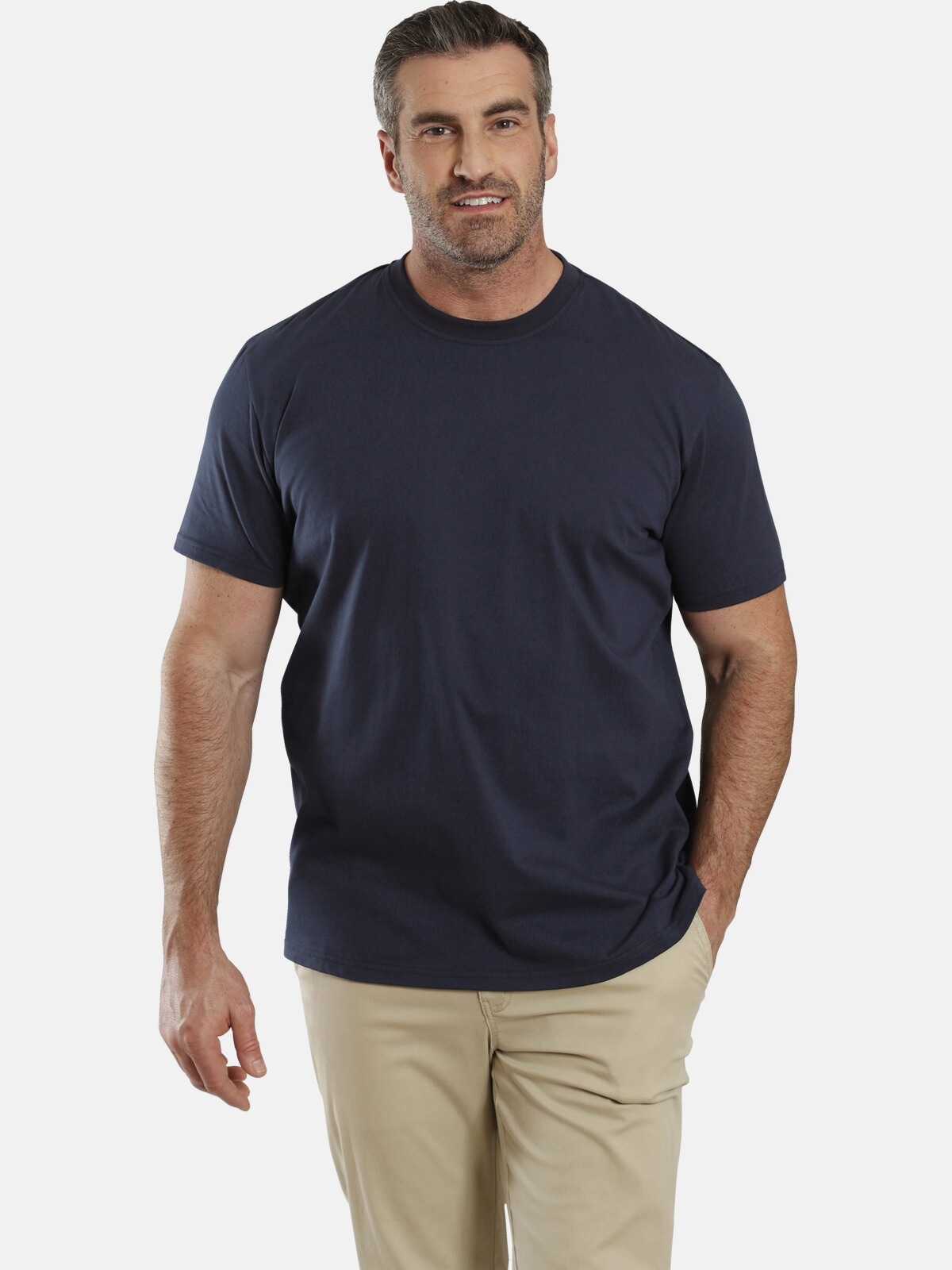 Charles Colby Rundhalsshirt "Doppelpack T-Shirt EARL BOON"