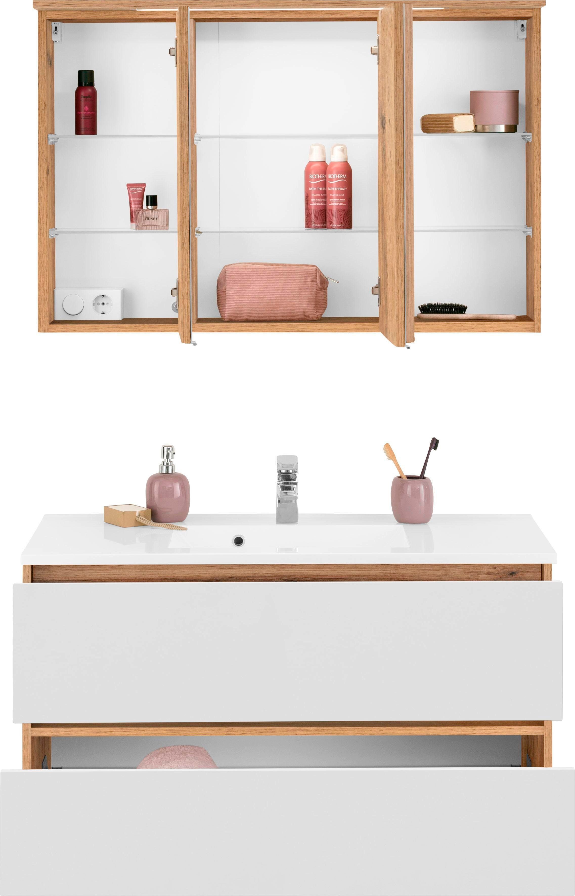 Thumbnail - welltime Badmöbel-Set "Lucca" 2 Stk. tlg.