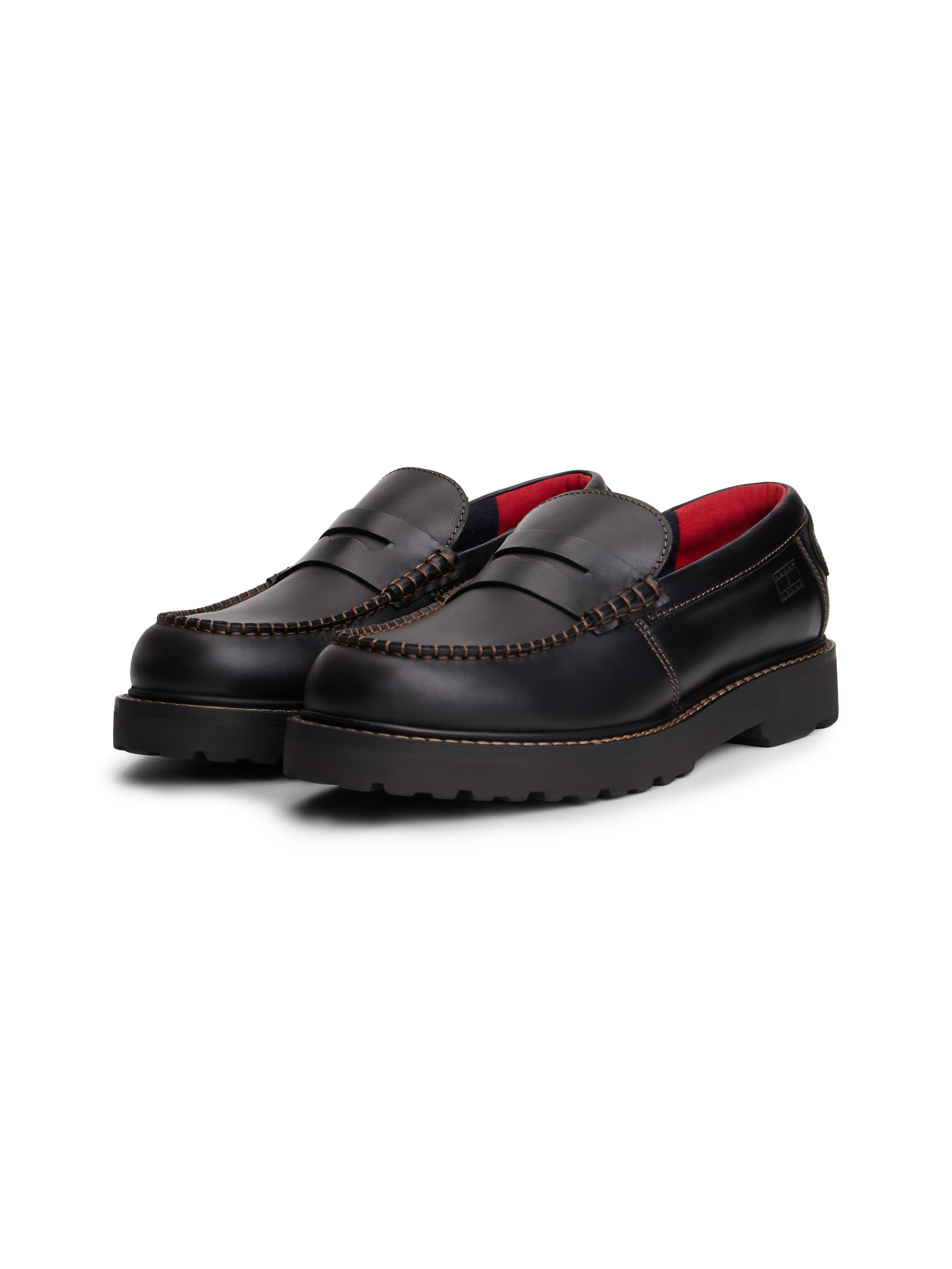 Tommy Jeans Loafer "ARCHIVE 01 LOAFER" Blockabsatz, Businessschuh, Slipper günstig online kaufen