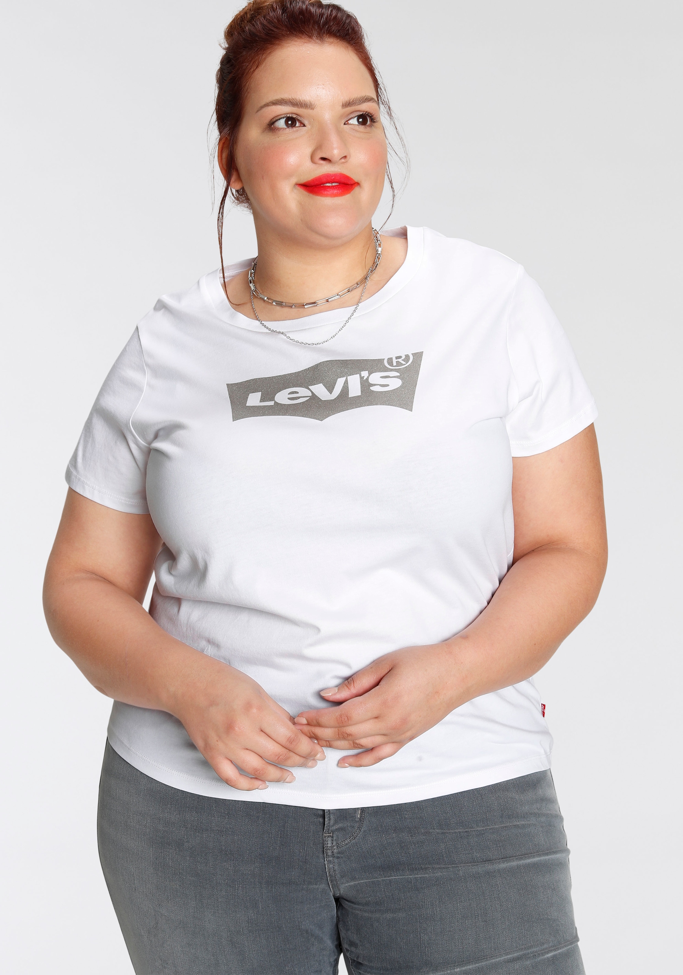 Levis Plus T-Shirt "PERFECT TEE" Figurumspielende Passform günstig online kaufen