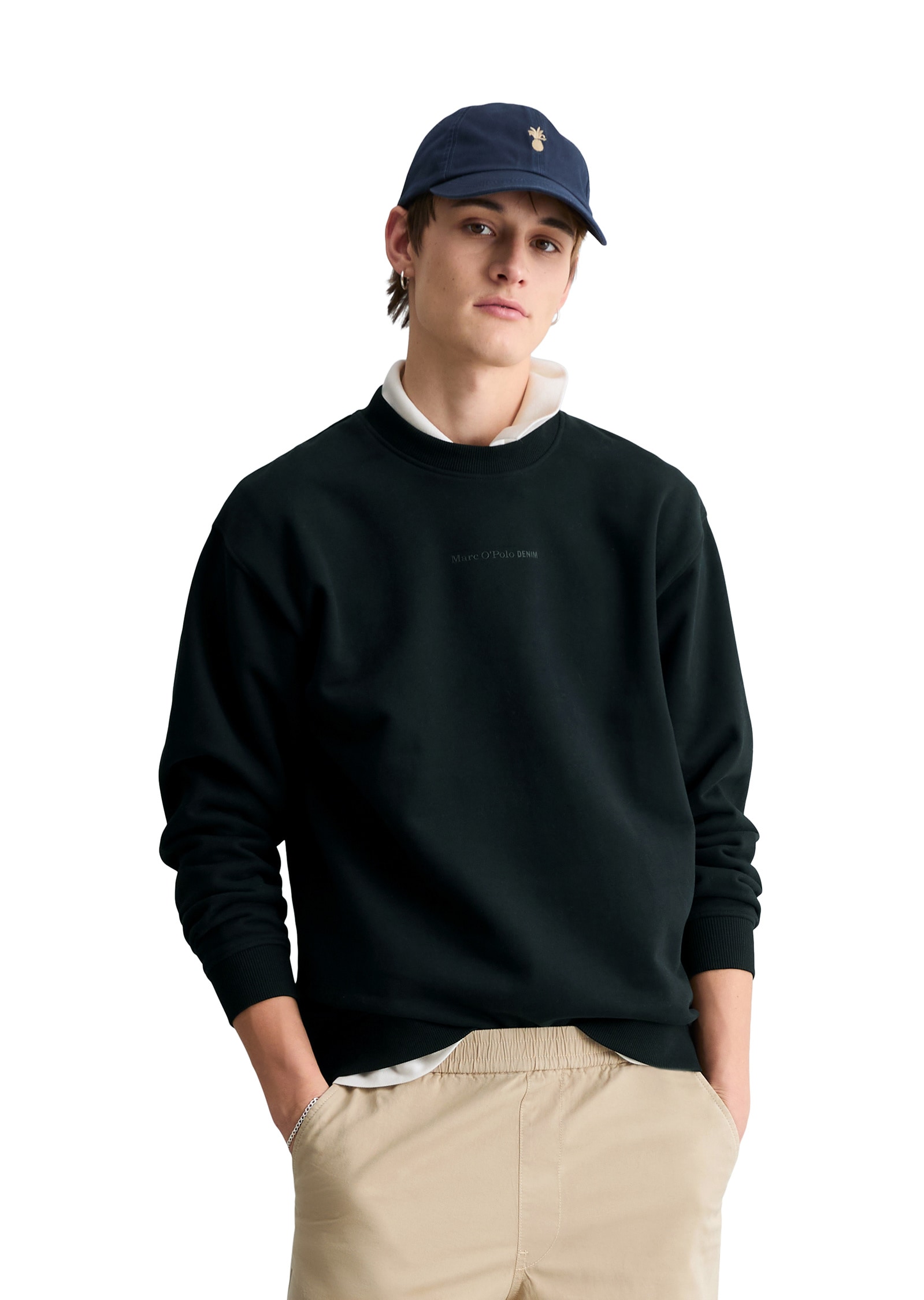 Marc OPolo DENIM Sweatshirt "aus hochwertiger Bio-Baumwolle"