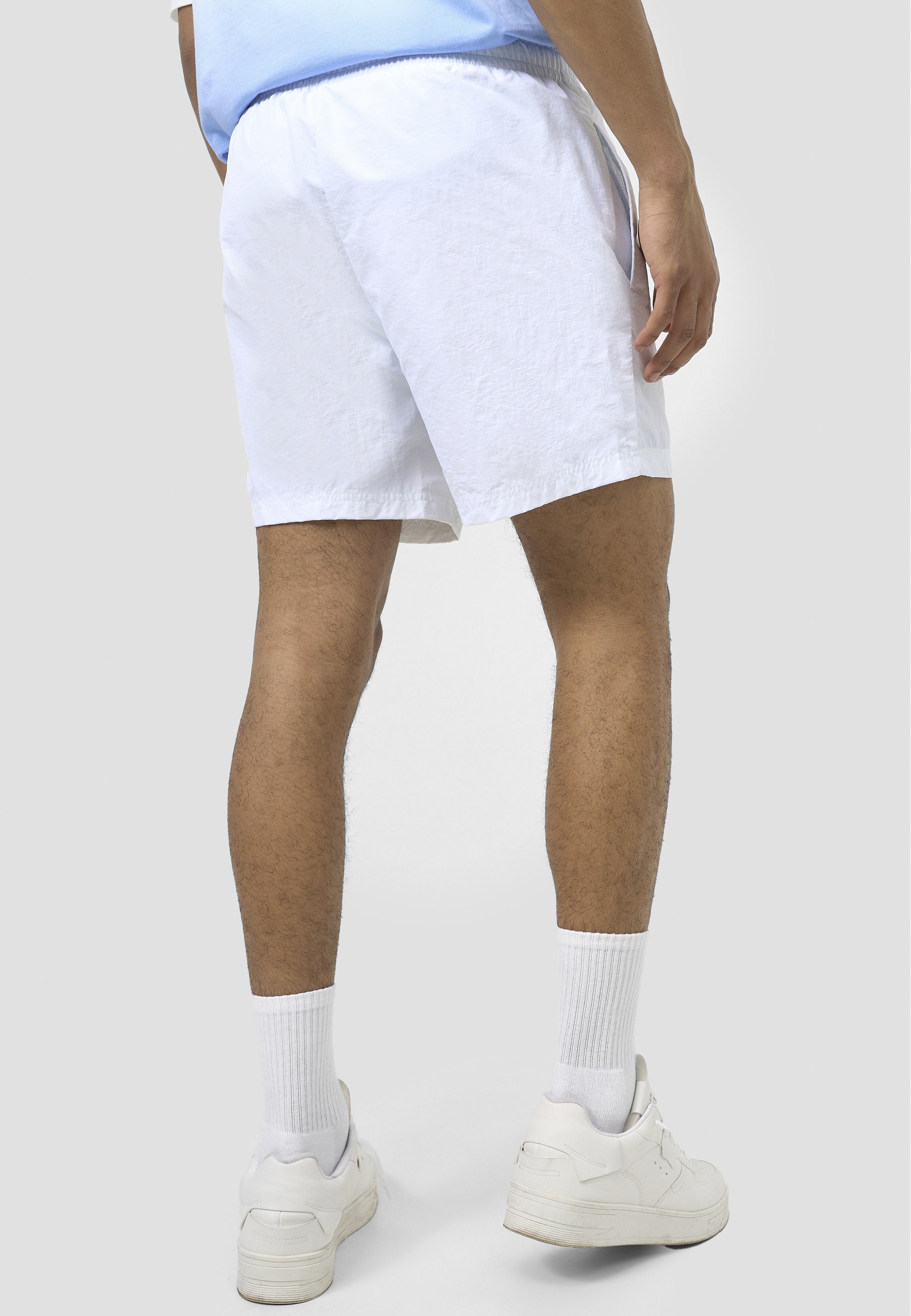 Badeshorts KARL KANI "Karl Kani Herren KM-SW011-002-01", Herren, Gr. XXL, US-Größen, weiß, 100% Polyamid, Badehosen Badeshorts 3