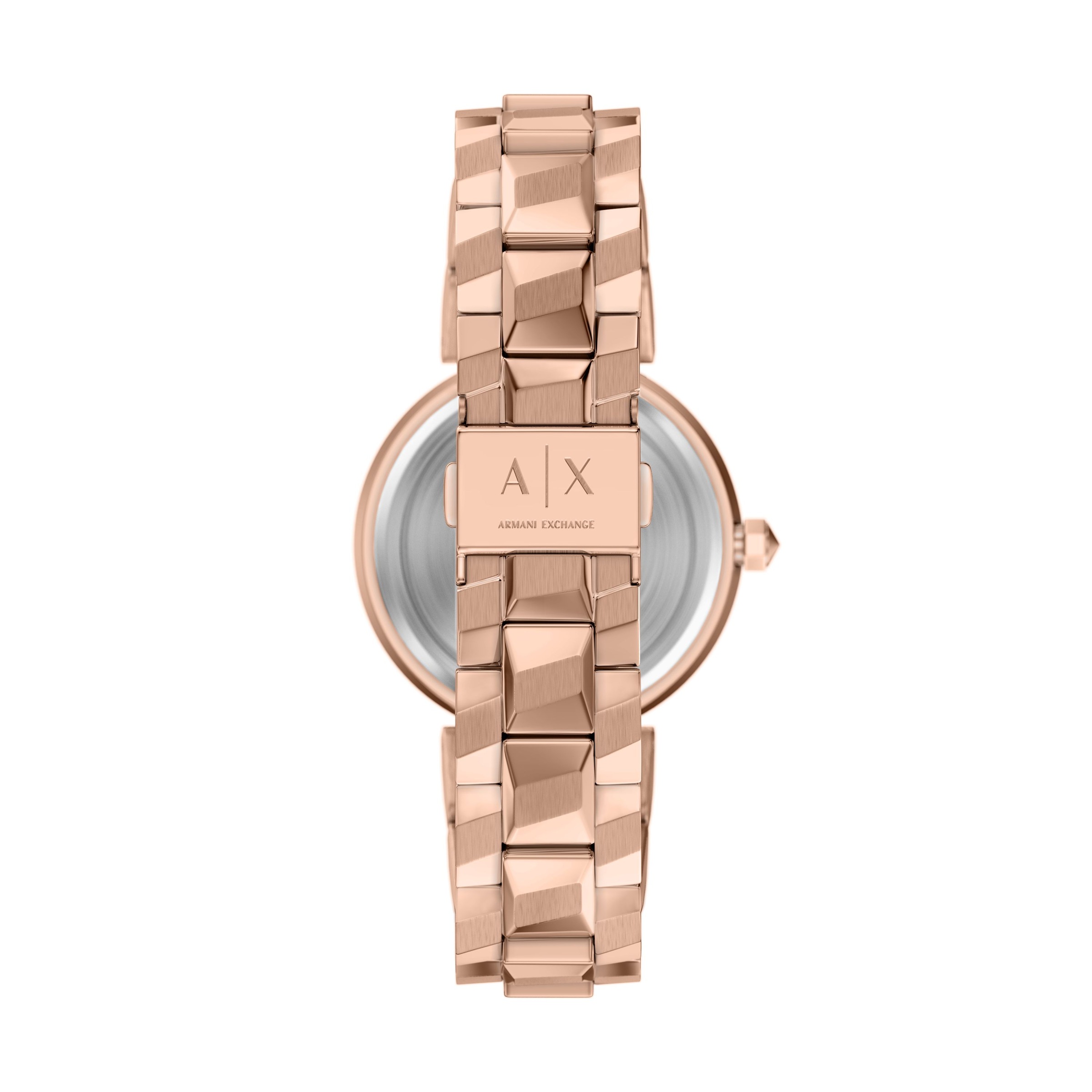 ARMANI EXCHANGE Quarzuhr Armbanduhr, Damenuhr, Edelstahlarmband, analog