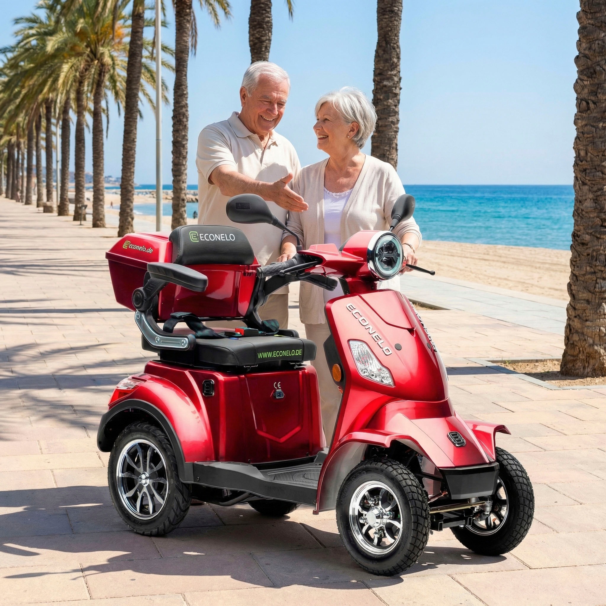 ECONELO Elektromobil »Seniorenmobil P4000, Blei-Akku, 25 km/h, 1000 Watt« 1.000 W 25 km/h