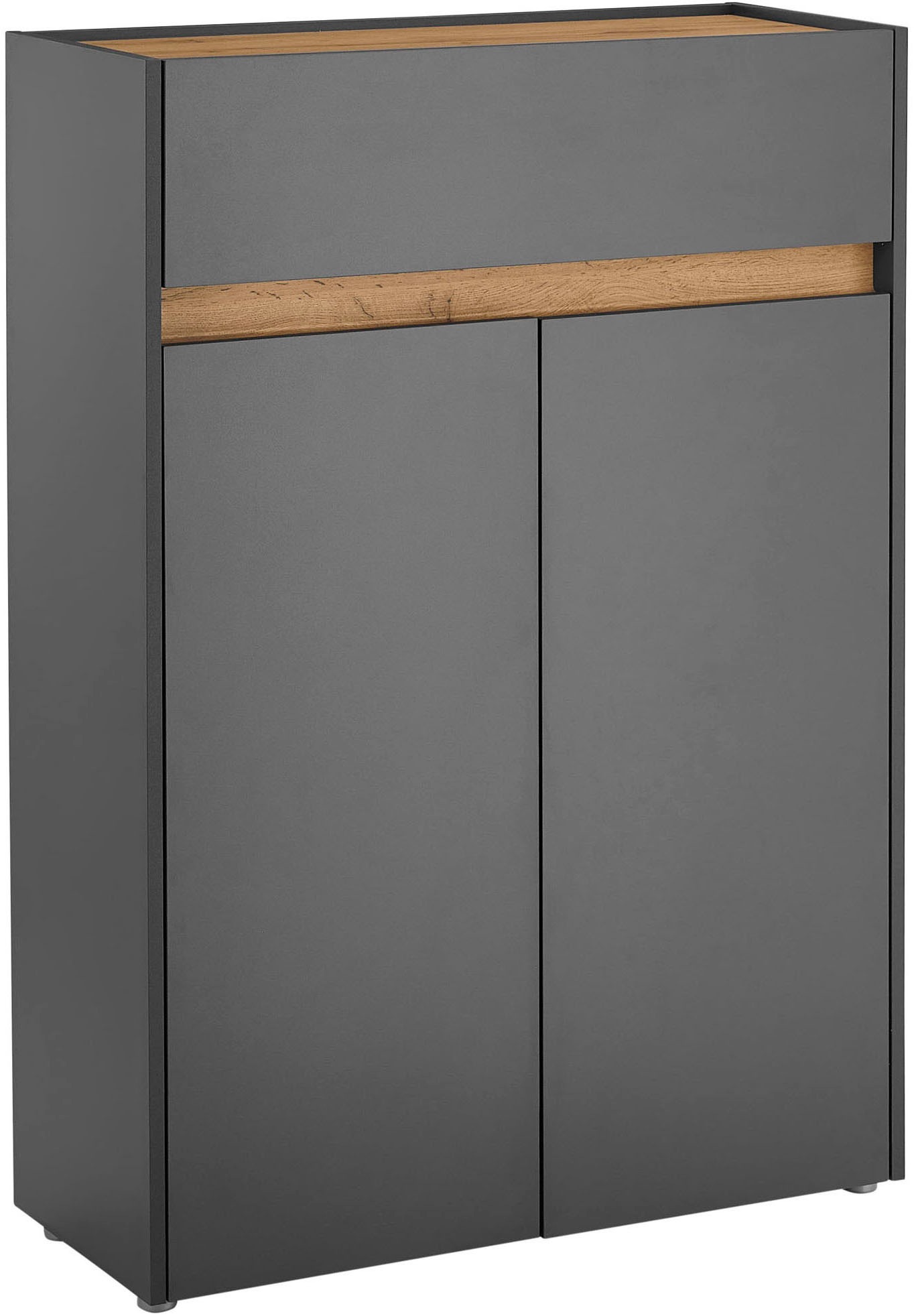 INOSIGN Schuhschrank »City/Giron, modernes Schuhregal, Schrank für 16 Schuhe, Schuhkommode«, eine Schublade und vier Schuhfächer, viel Stauraum, 93 cm breit