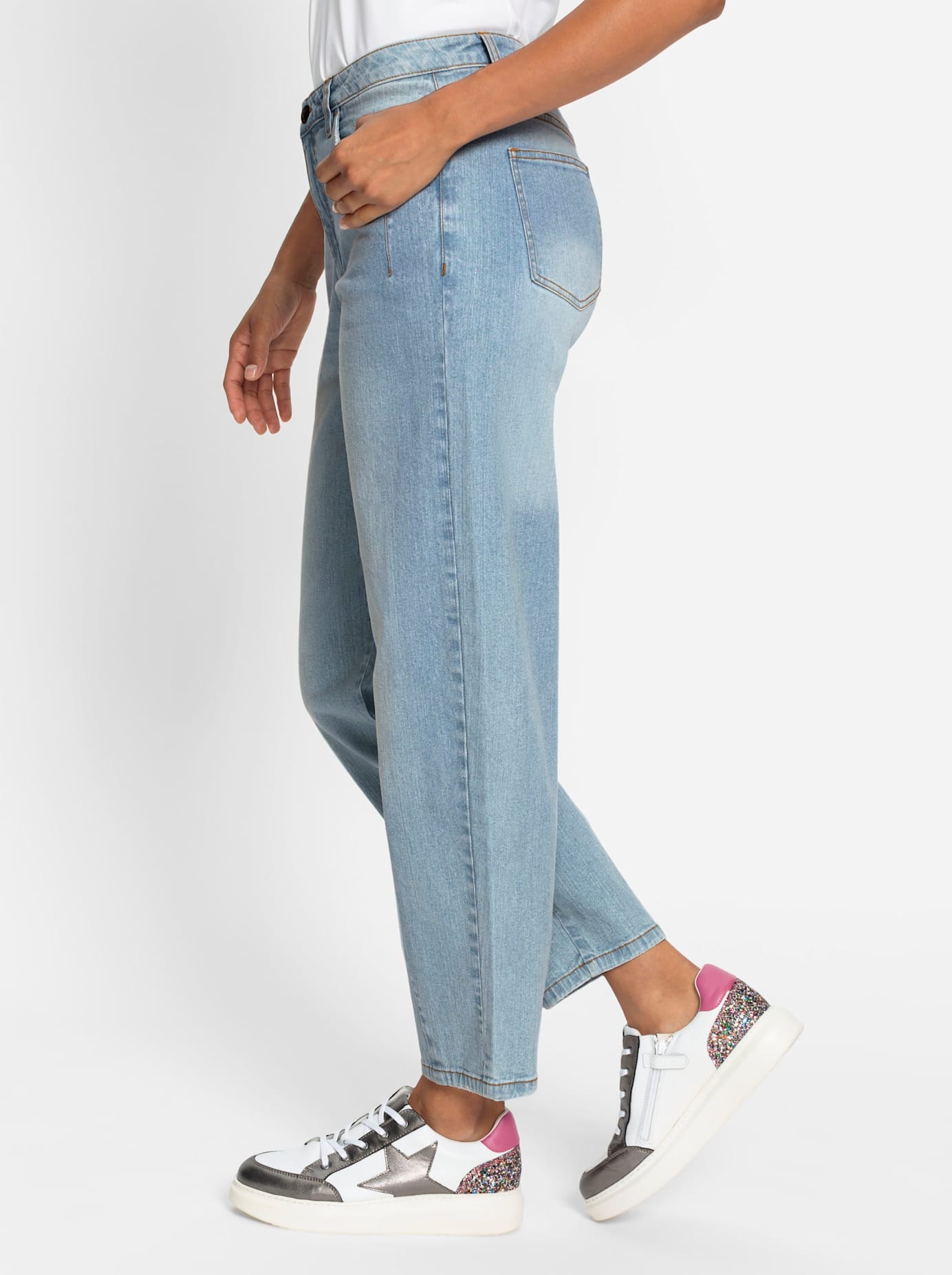 Inspirationen 5-Pocket-Jeans 1 Stk. tlg. günstig online kaufen