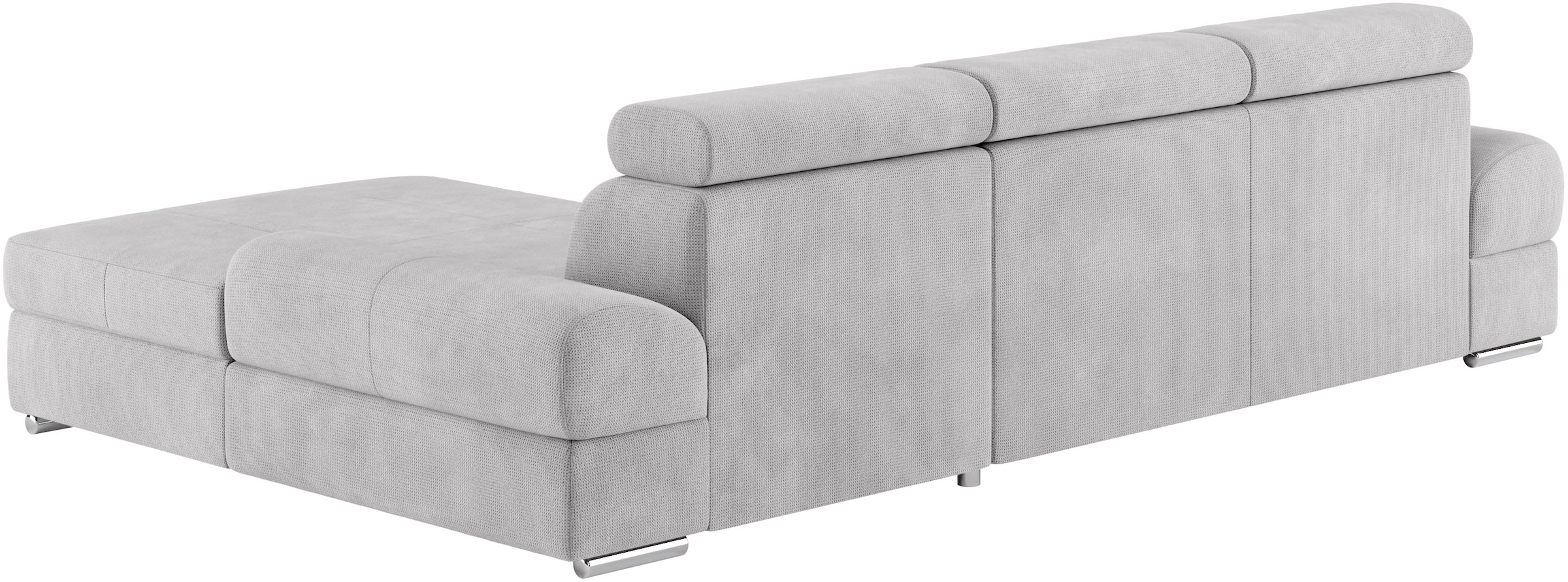 sit&more Ecksofa »Broadway L-Form«, mit verstellbaren Kopfteilen, wahlweise mit Bettfunktion