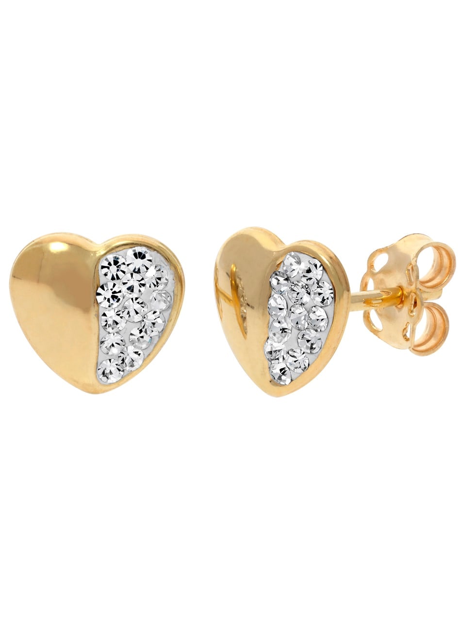 Paar Ohrstecker LADY, gold (gelbgold 375), Ohrringe, Damen 4