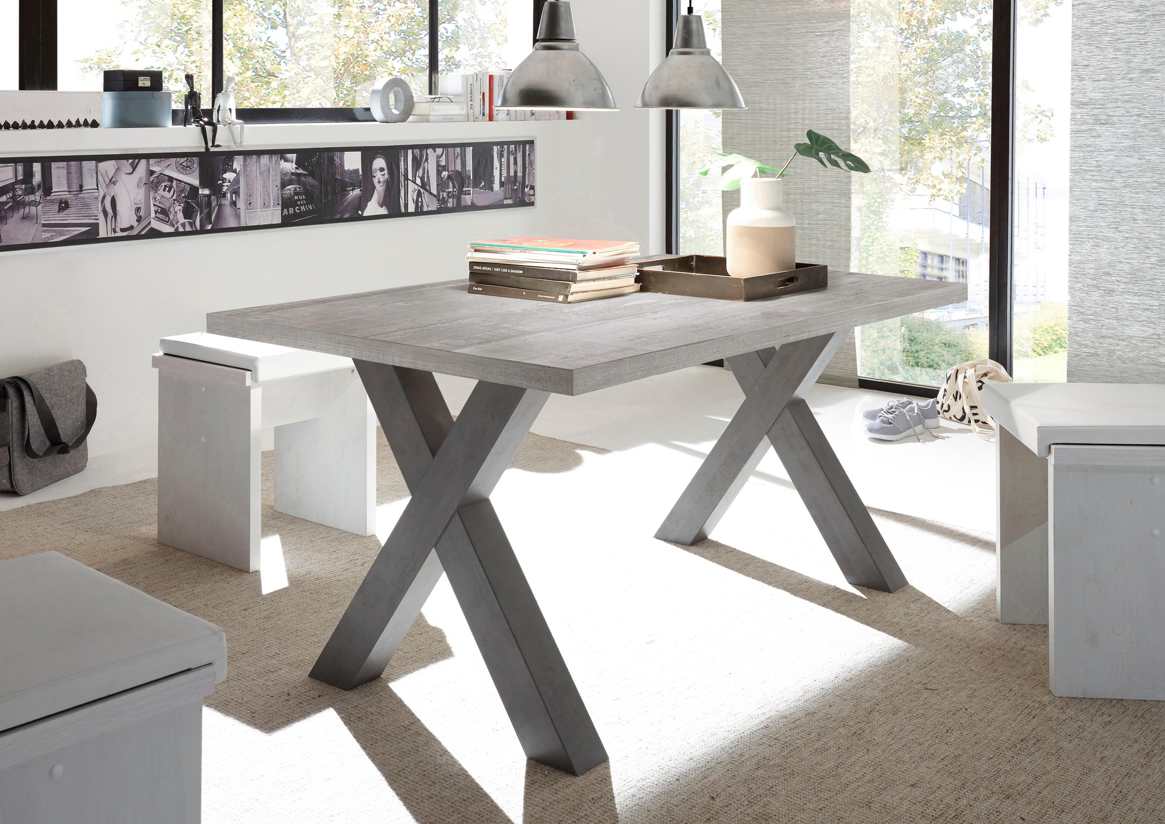 Mäusbacher Esstisch "Mister, TOPSELLER" OTTOS Choice, Gestell in X-Form günstig online kaufen