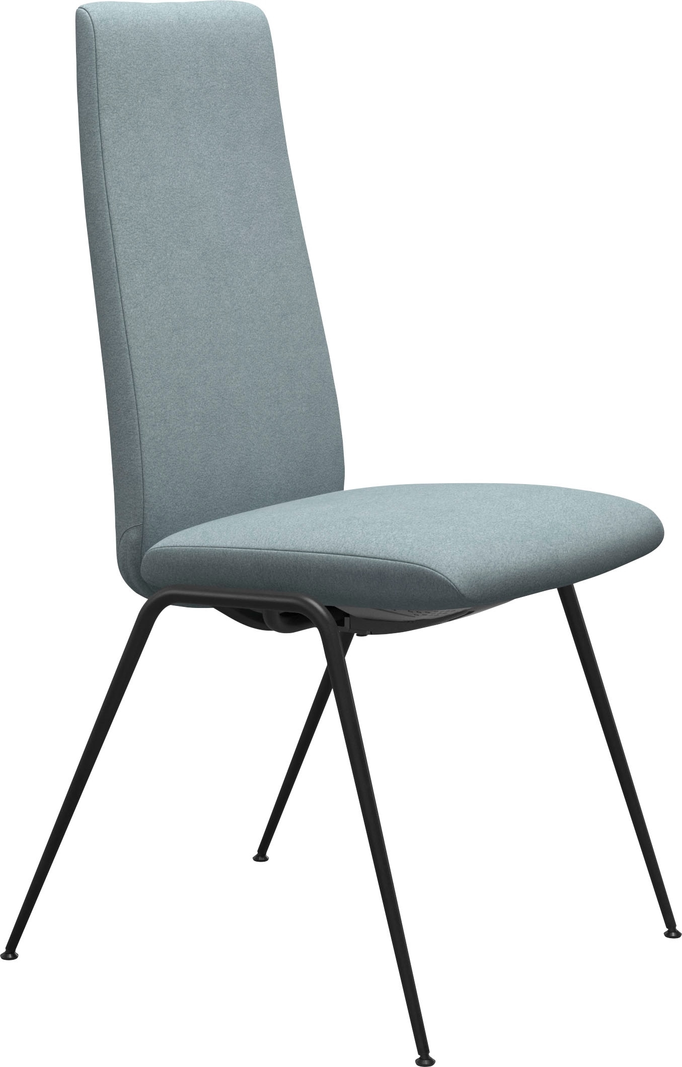 Stressless Polsterstuhl "Laurel", Microfaser DINAMICA, High Back, Größe M, mit Beinen aus Stahl in Schwarz matt