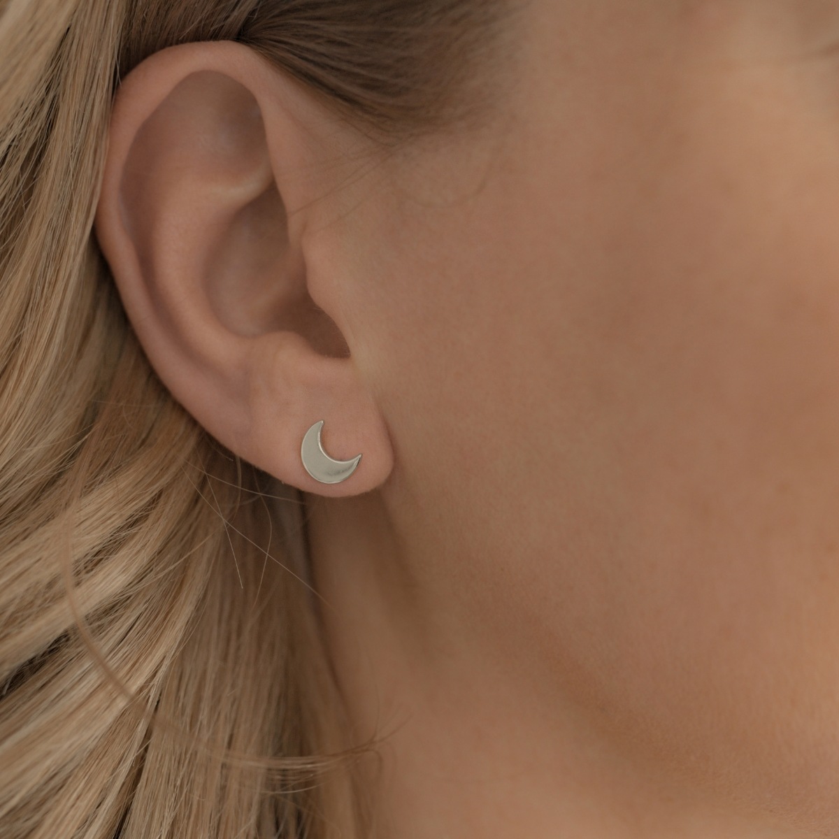 Glanzstücke München Paar Ohrstecker »Set: G231« mit Mond aus Sterling Silber