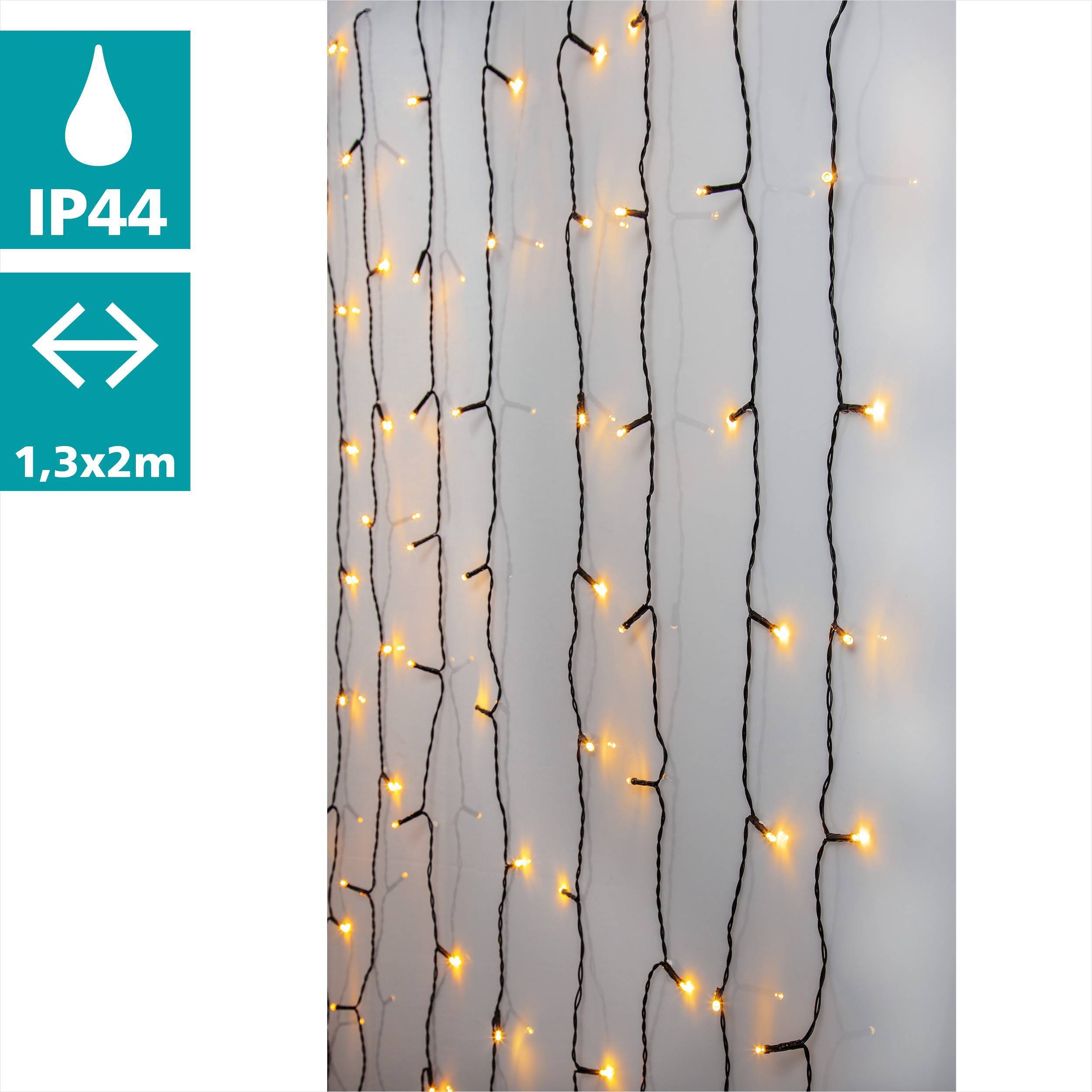 EGLO LED-Lichterkette »GOLDEN WARM WHITE - Weihnachtsdeko - Beleuchtung - Winterdeko«, 120 St.-flammig, Lichterkette für innen und außen,extra-warmweiß, 130 x 200 cm