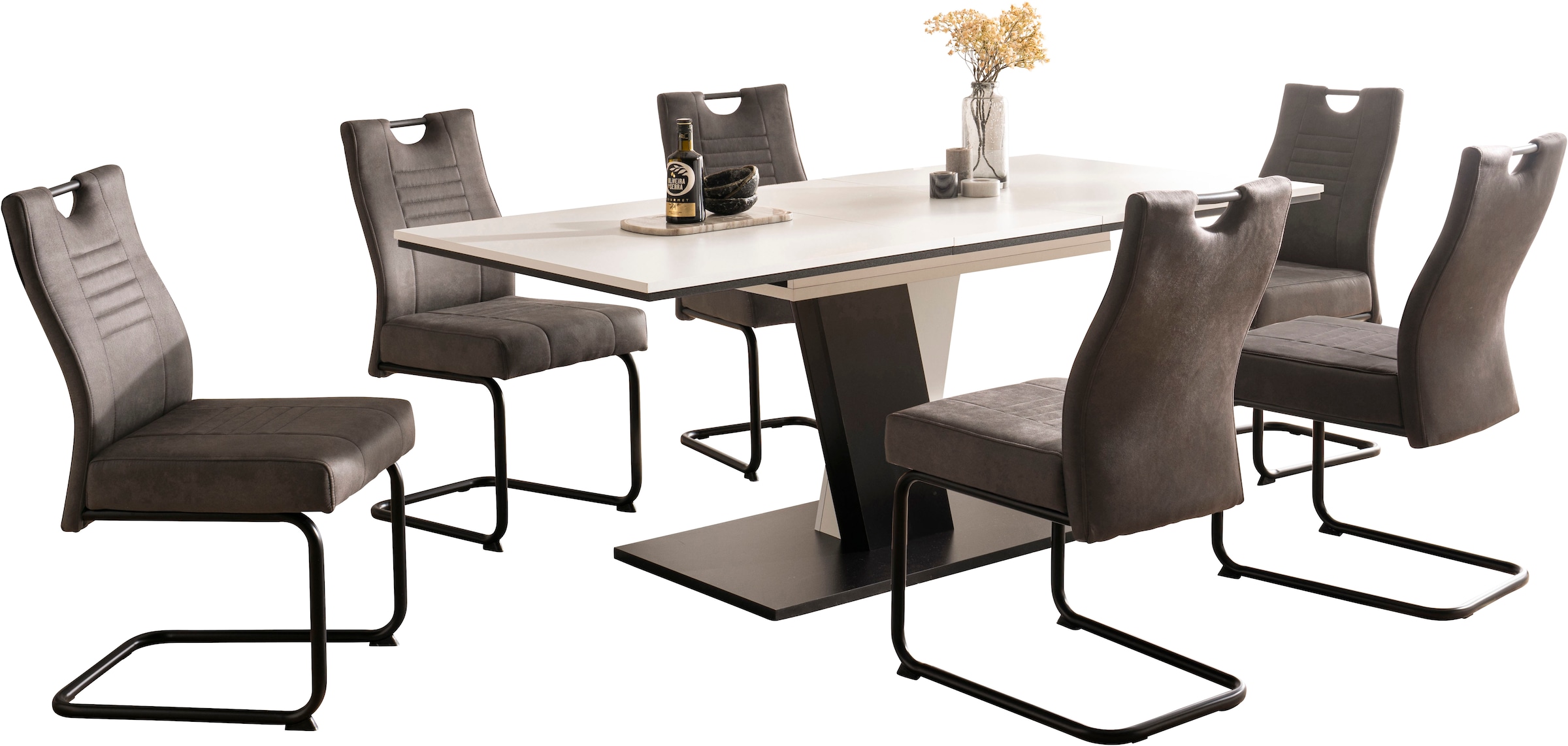 OTTO home Essgruppe ""Altona", Esstisch ausziehbar plus 6 Stühle, TOPSELLER günstig online kaufen