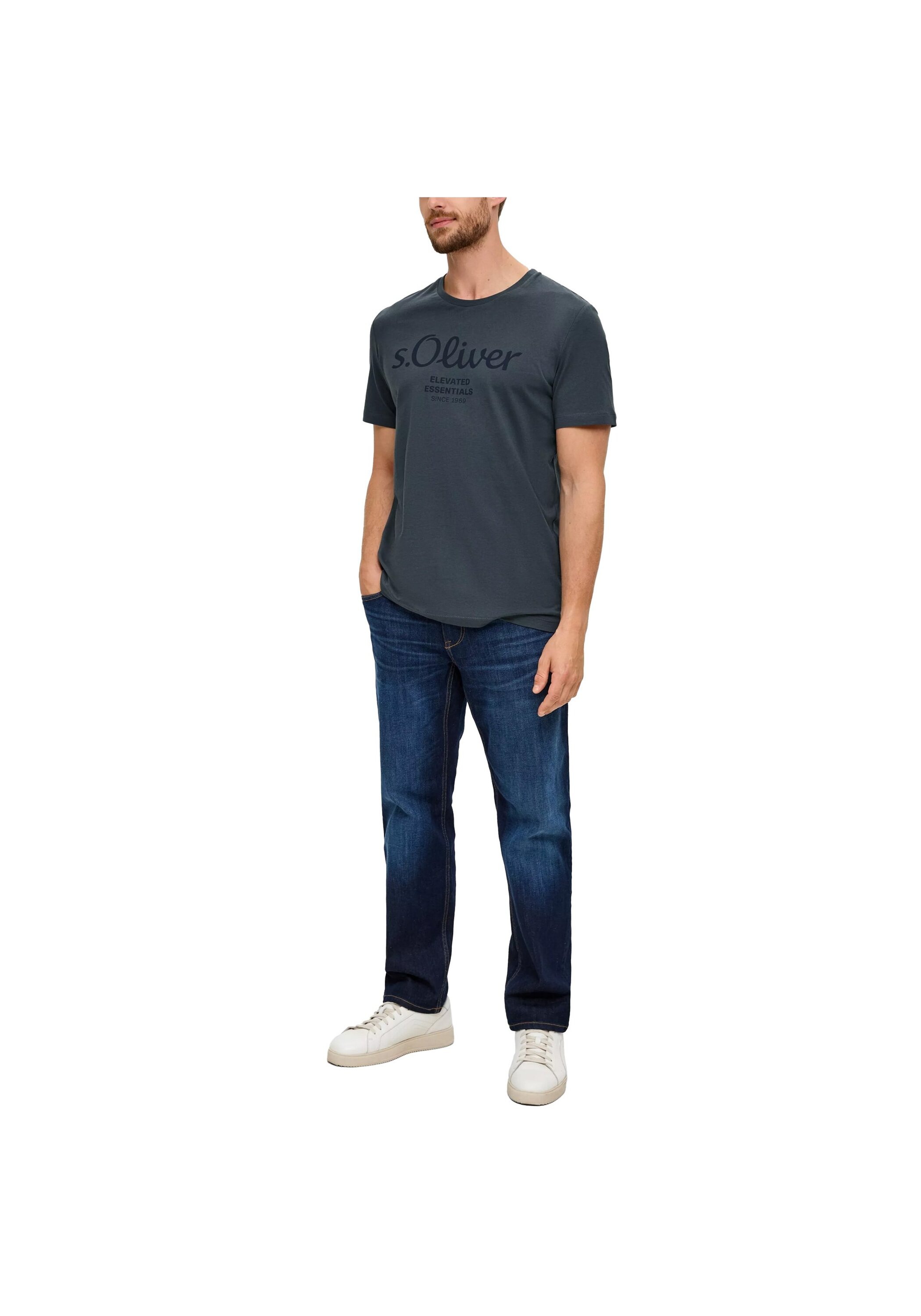 s.Oliver T-Shirt »T-Shirt Logo T-Shirt 1er Pack«