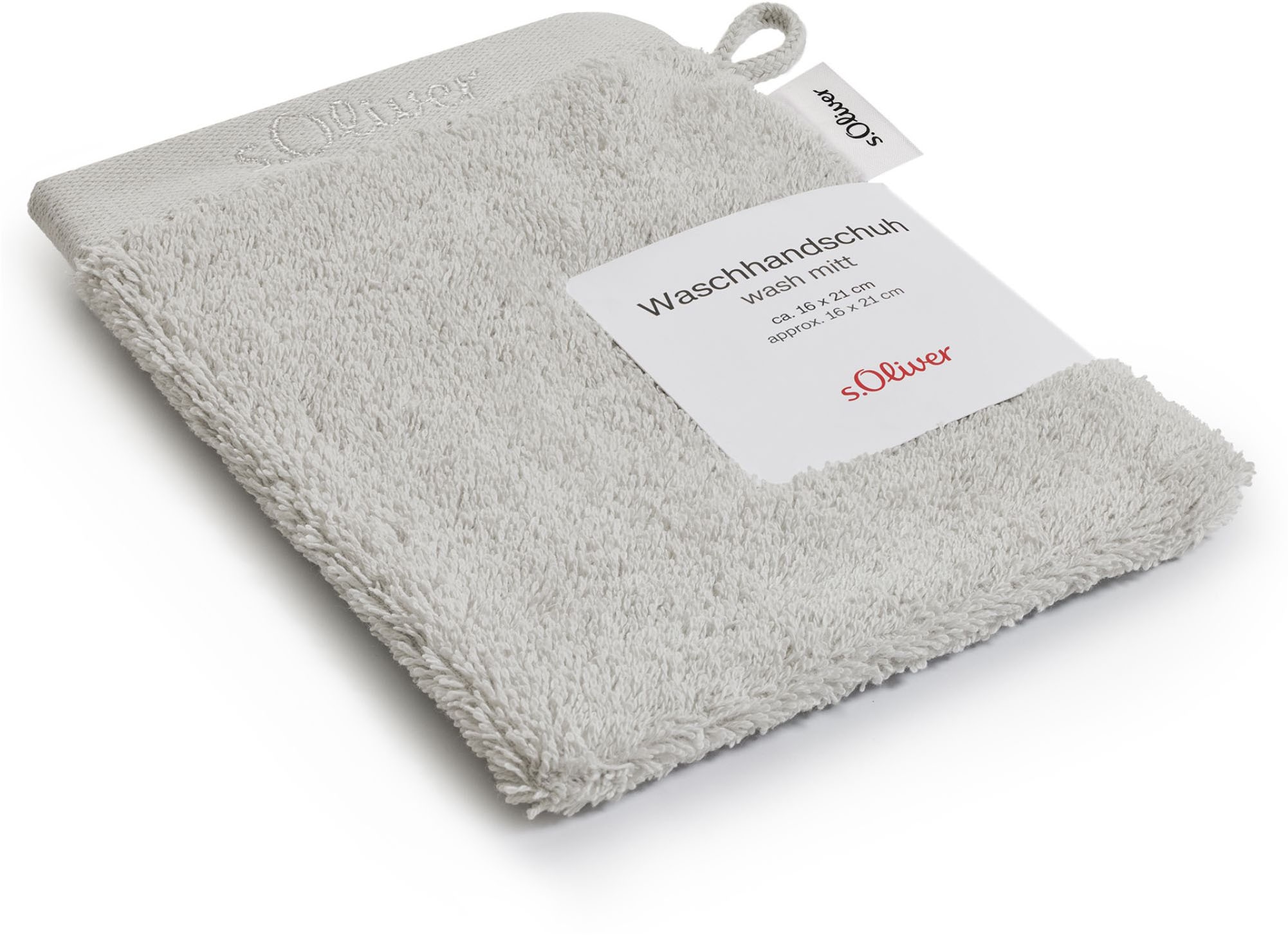 s.Oliver Waschhandschuh "s.Oliver, Premium Qualität, 600 gr/m², auch als Se günstig online kaufen