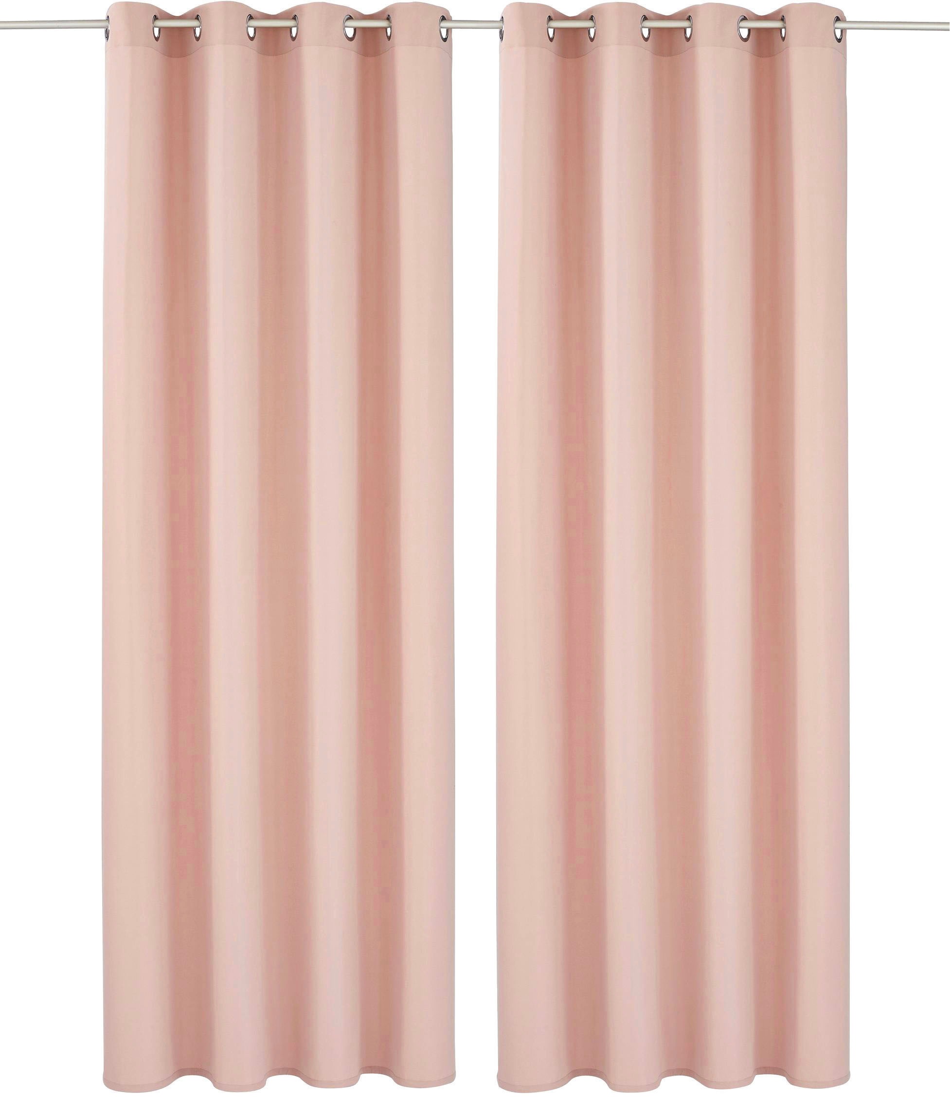 OTTO home Vorhang "Raja" Ösen 2 Stk. tlg. Blickdichtes Material, Einfache M günstig online kaufen