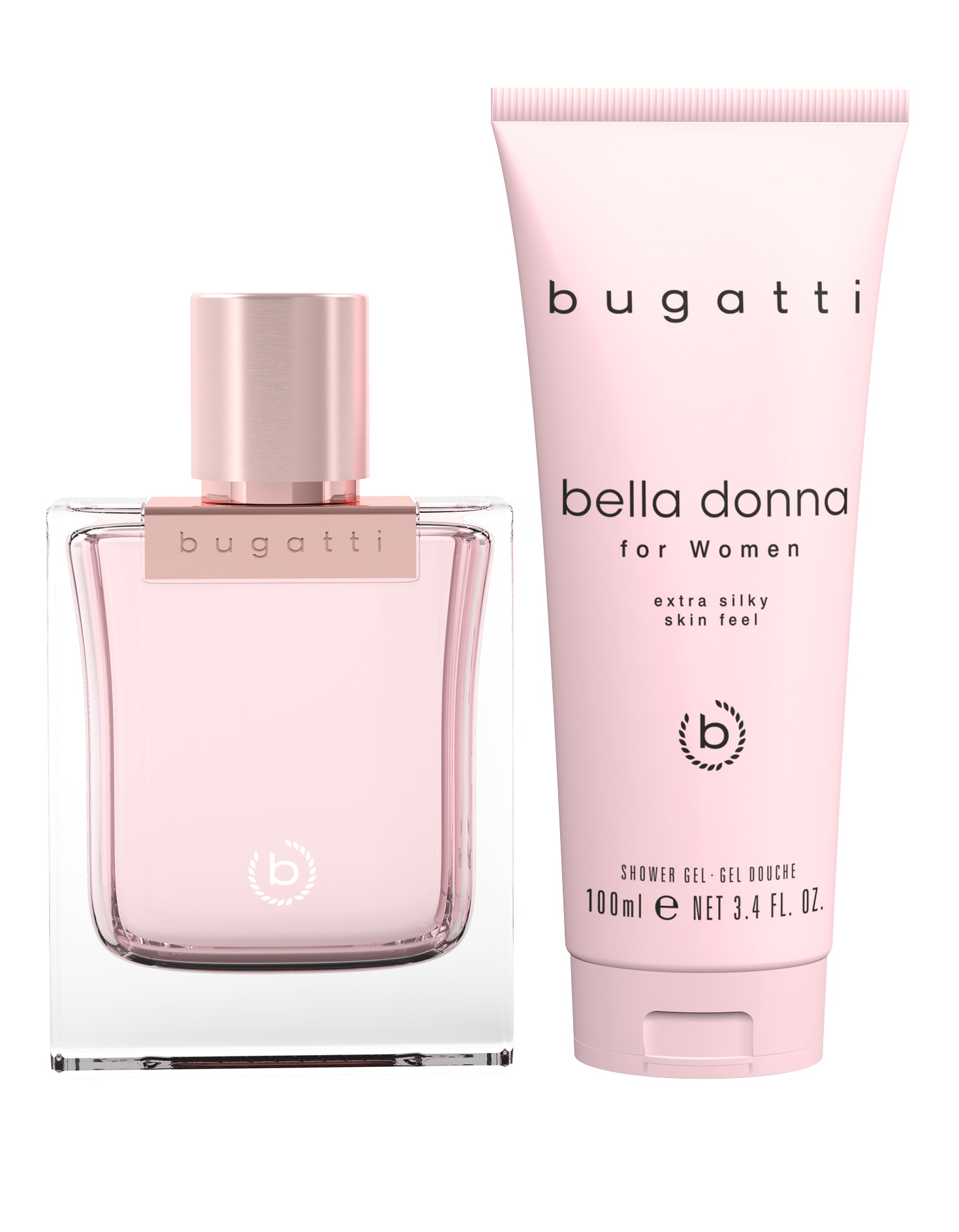 bugatti Duft-Set »bugatti bella donna for her Kulturbeutel Set 60ml EdP + 100ml SG« Set, , 