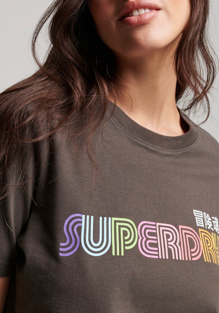 kaufen TEE« RAINBOW RETRO »VINTAGE Superdry Rundhalsshirt online | BAUR