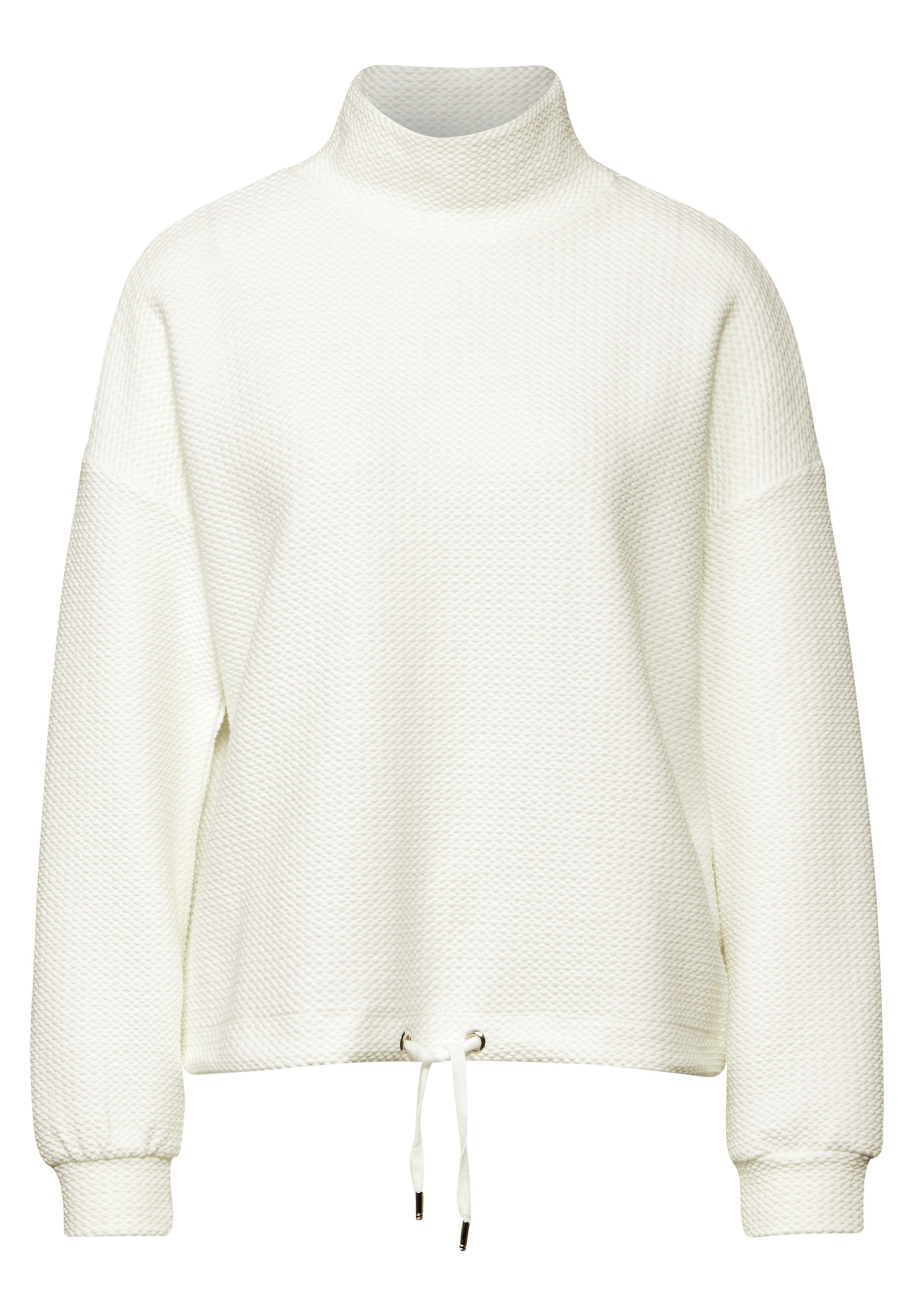 STREET ONE Langarmshirt, mit Tunnelzug am Saum