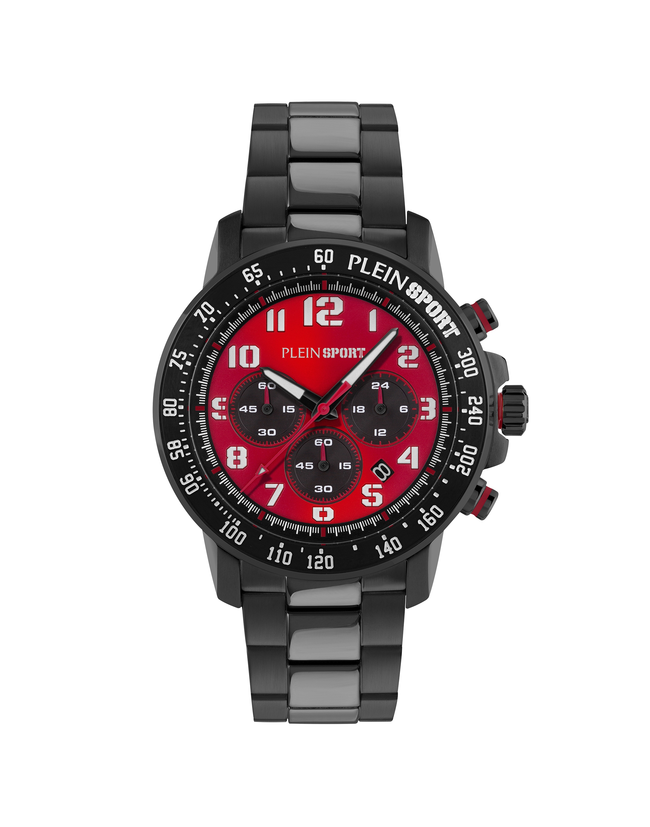 PLEIN SPORT Herren Luxusuhr "Uhren", schwarz, Armbanduhren