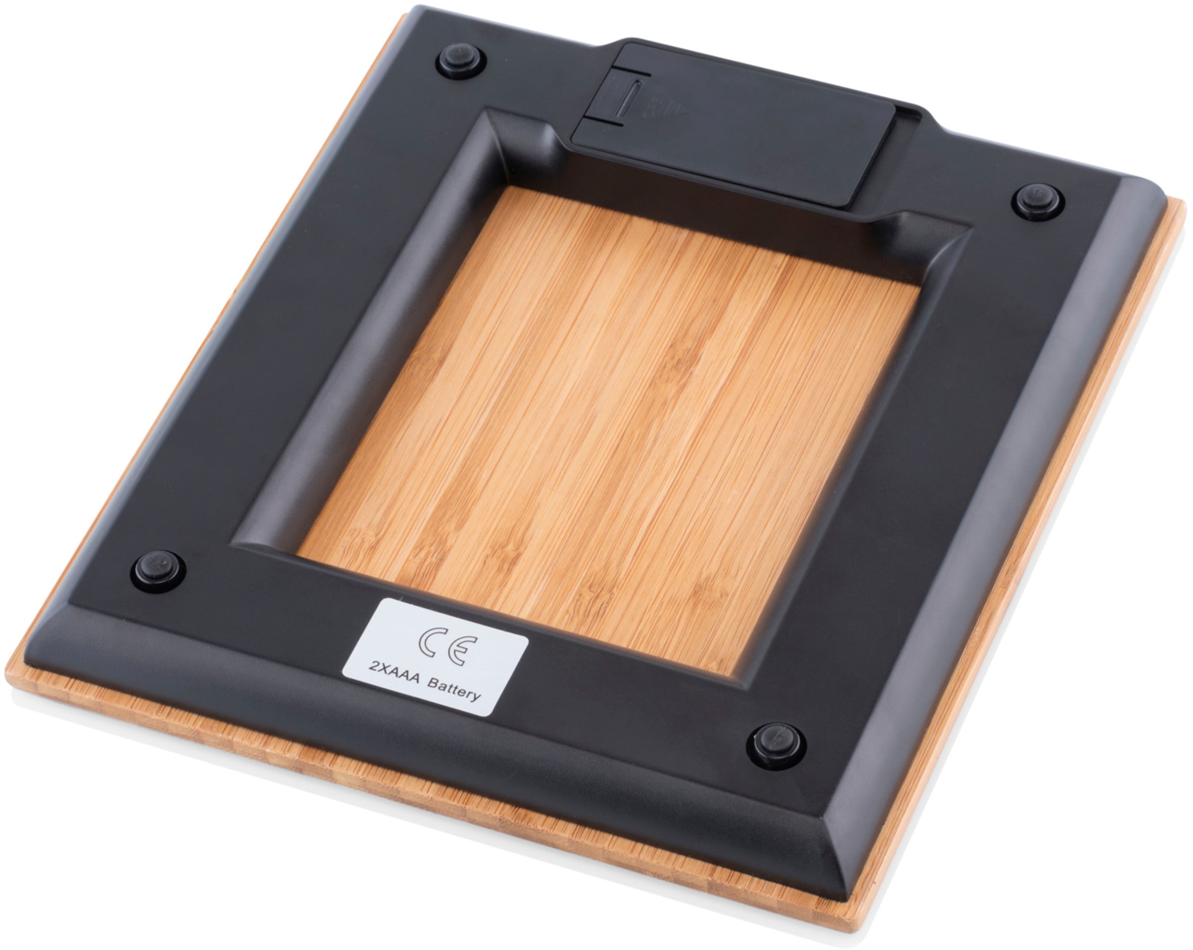 eta Küchenwaage »Bambi, ETA977890000«, (3 tlg.), bis 5kg, Genauigkeit 1g, LCD-Display, TARE, Bambus Design