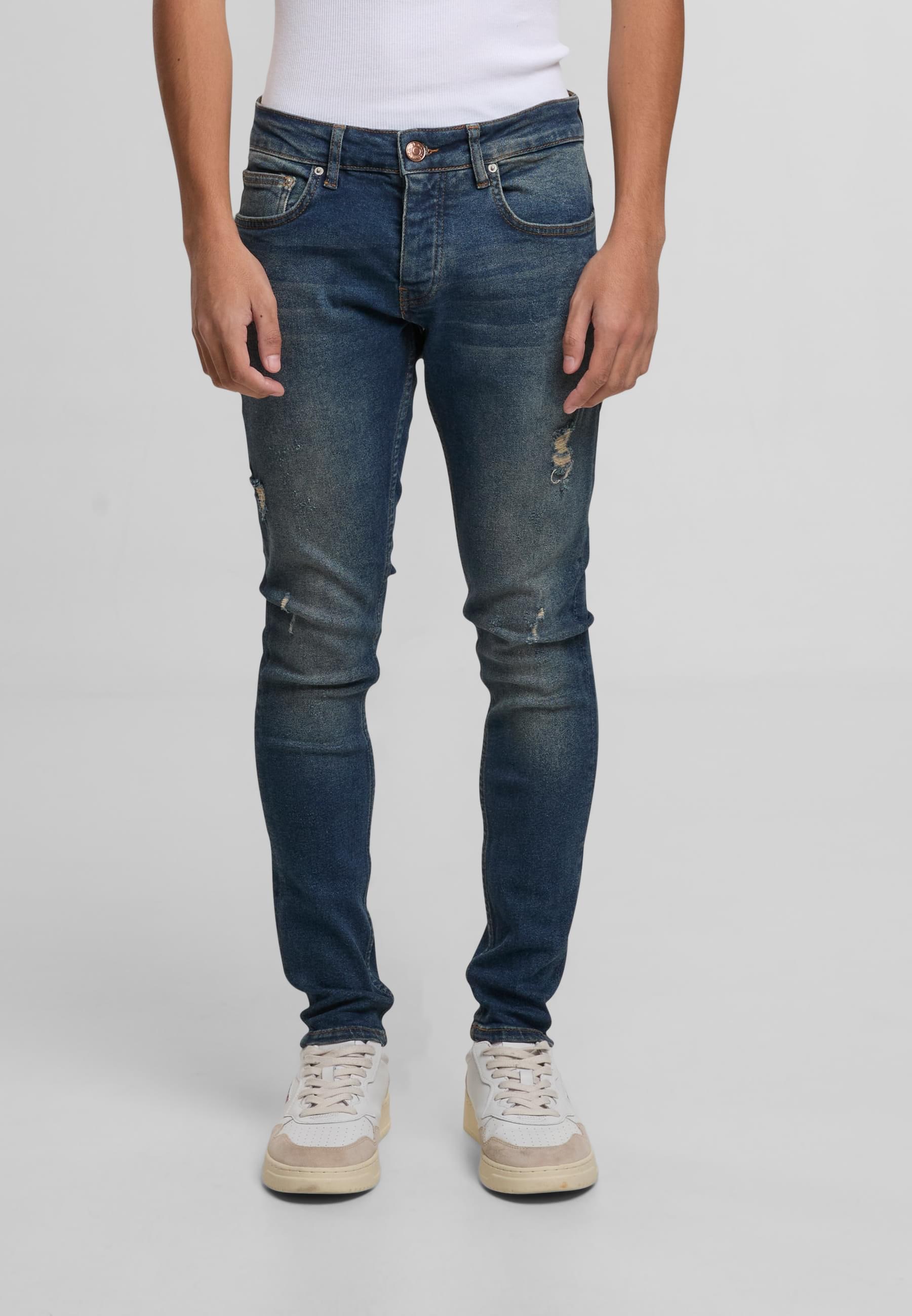 2Y Studios Bequeme Jeans »2Y Studios Herren 2Y Destroyed Skinny Denim«