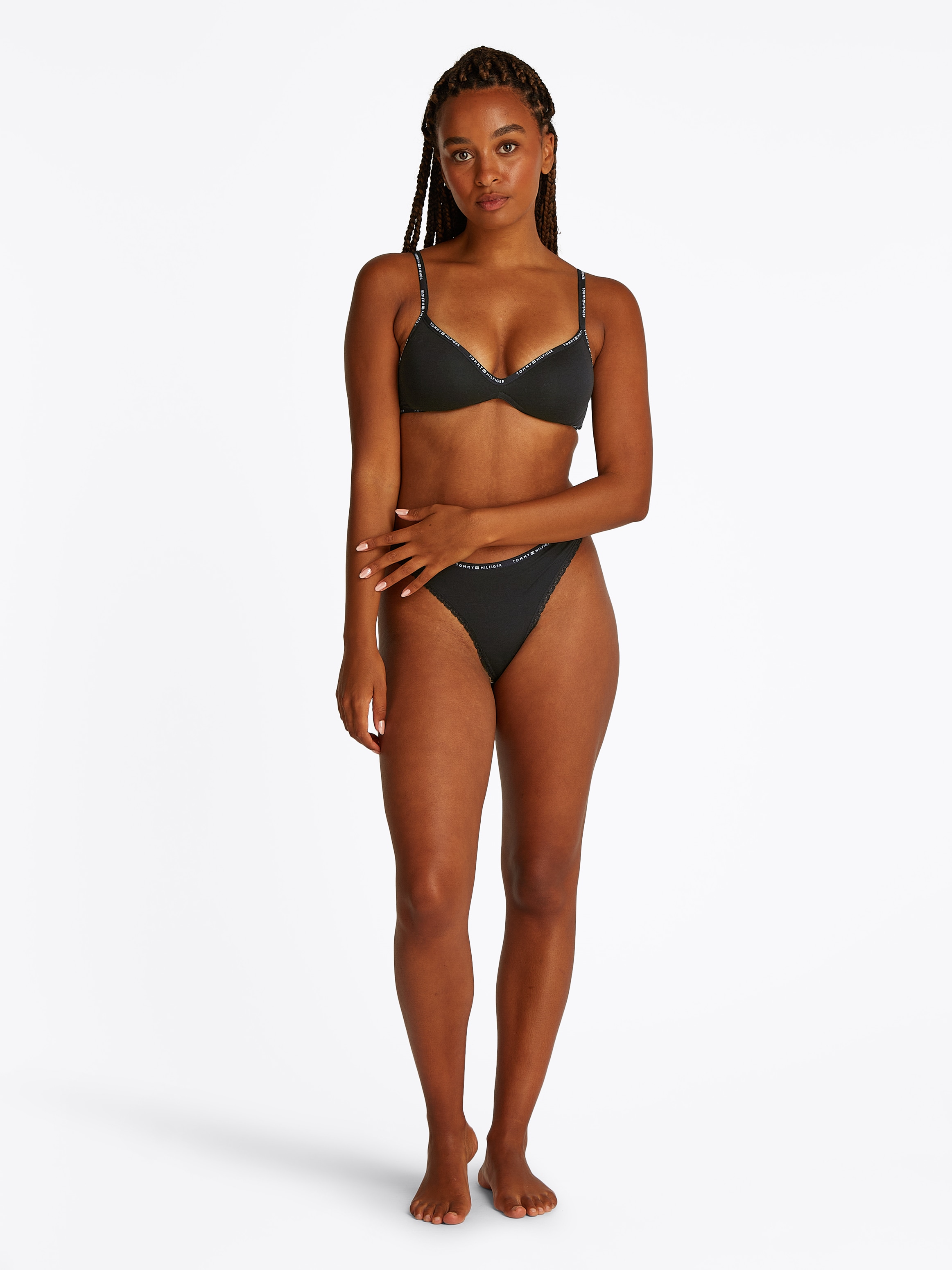 Tommy Hilfiger Underwear Push-up-BH »WIRELESS PUSH UP BRA«, mit Logoschriftzügen an den Kanten