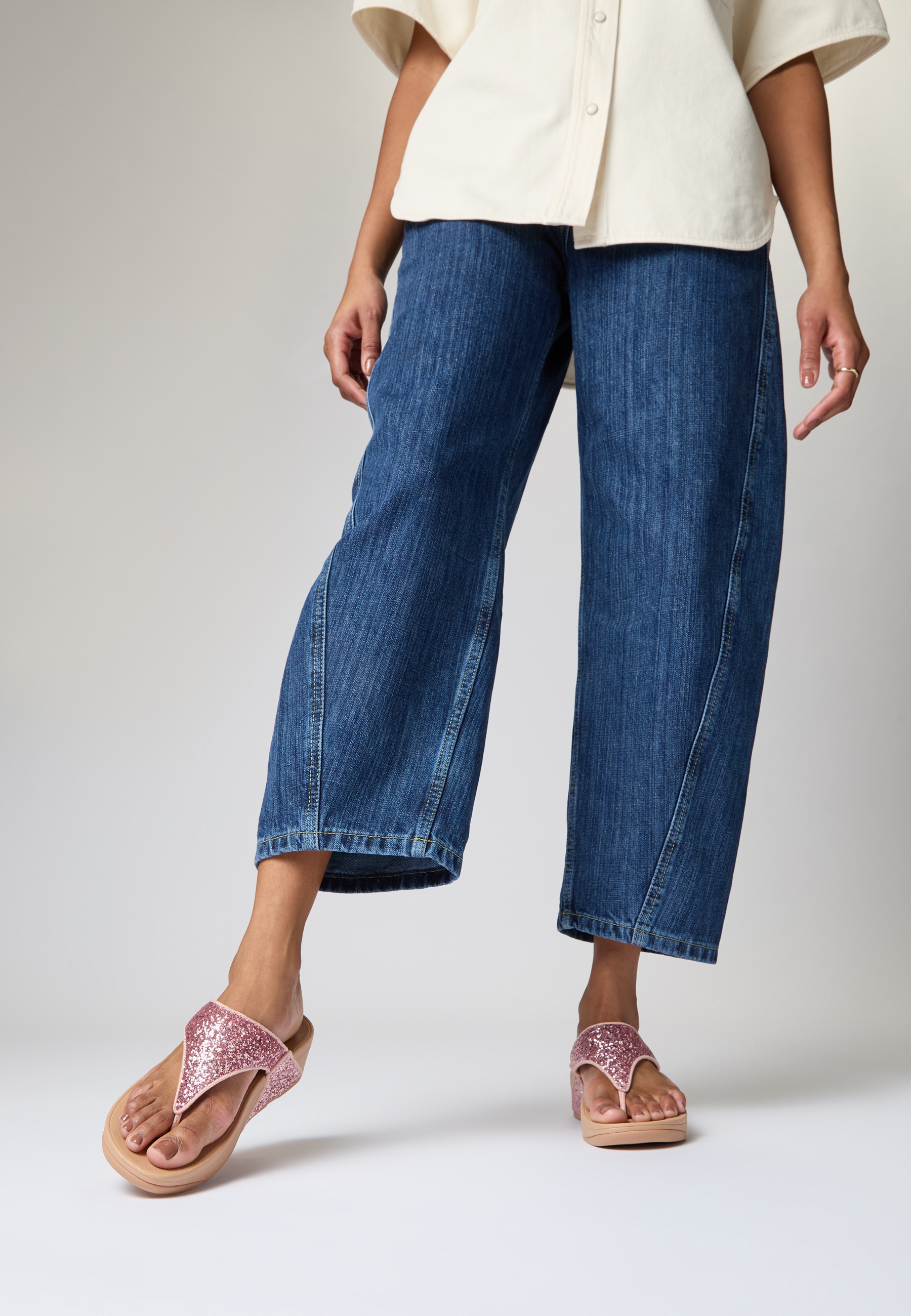 Fitflop Dianette "Lulu" Badeschuh, Sandale, Sommerschuh mit Glitter Bandage günstig online kaufen