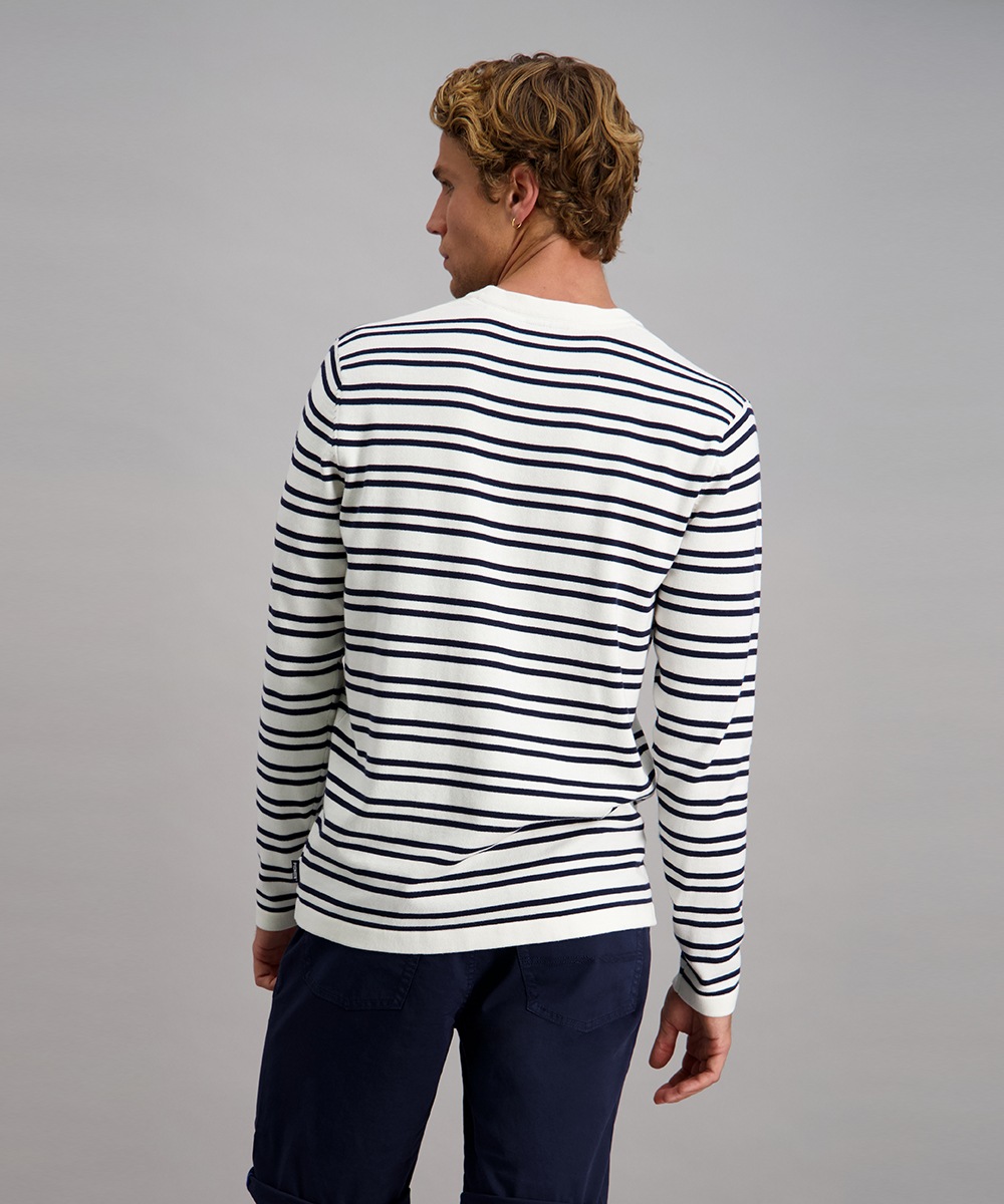 Pioneer Authentic Jeans Strickpullover in Streifen-Optik günstig online kaufen