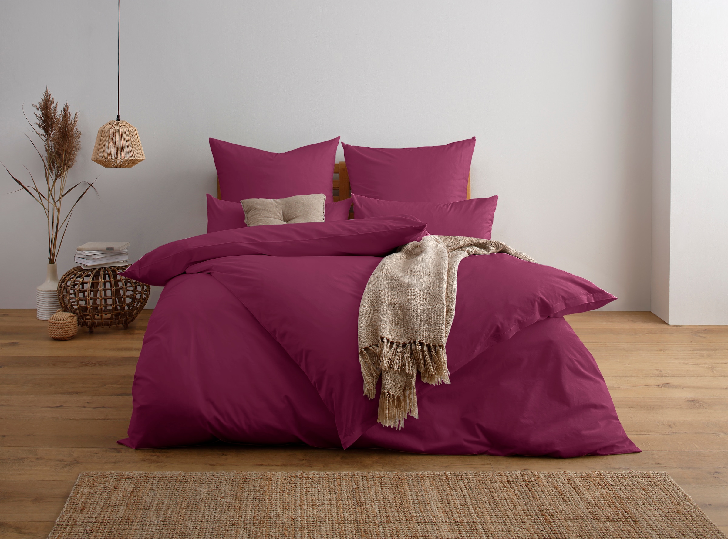 OTTO home Bettwäsche "Luisa" 2 tlg. 100% Baumwolle, ab Gr. 135x200, auch in günstig online kaufen