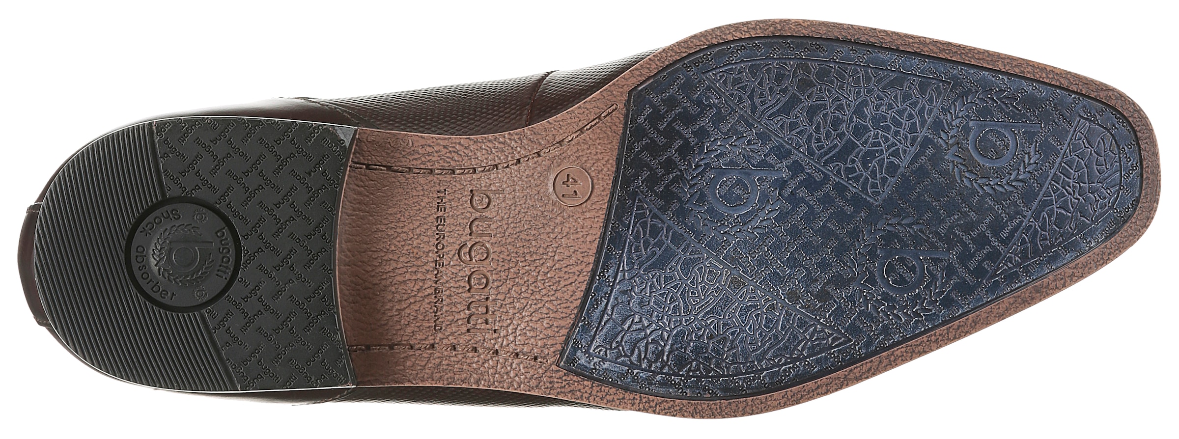 bugatti Schnürschuh, Abendschuh, Businessschuh, Festtagsschuh mit Hand Finish