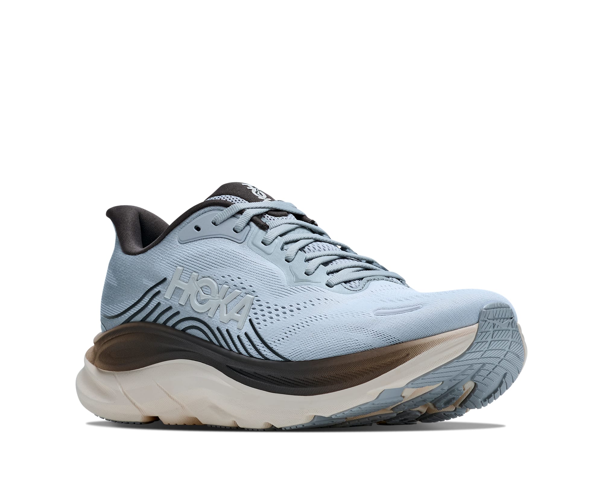 Hoka One One "Clifton 11" hoher Dämpfungsgrad, leicht profiliertes Laufsohlenprofil
