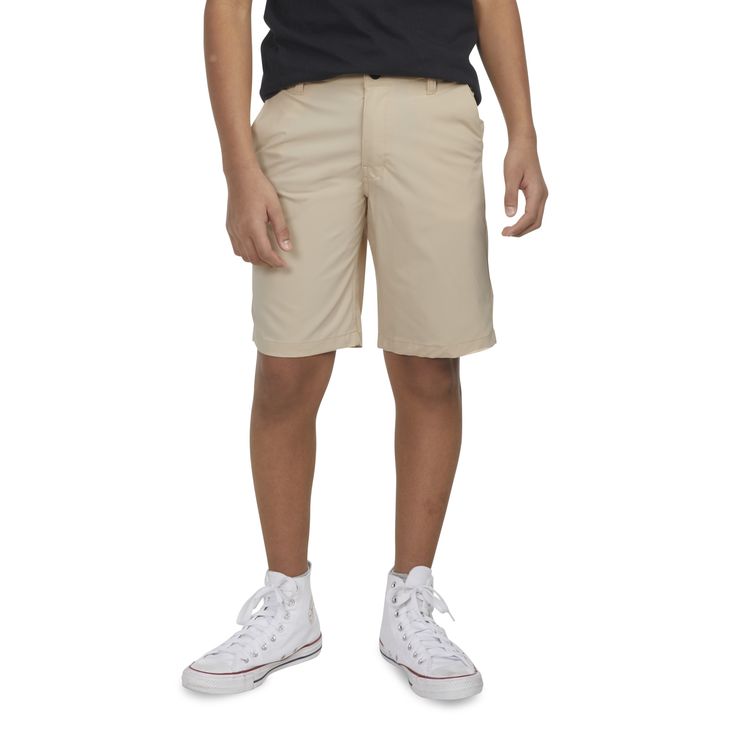 Chinoshorts HURLEY "HRLB H2O CHINO WALKSHORT", Jungen, Gr. 170/176 (15), N-Gr, rattan, Obermaterial: 68% Nylon, 29% Polyester, 3% Elasthan, Hosen Chinoshorts, für Kinder, sportlicher Stil, leichtes Design, bequemer Sitz